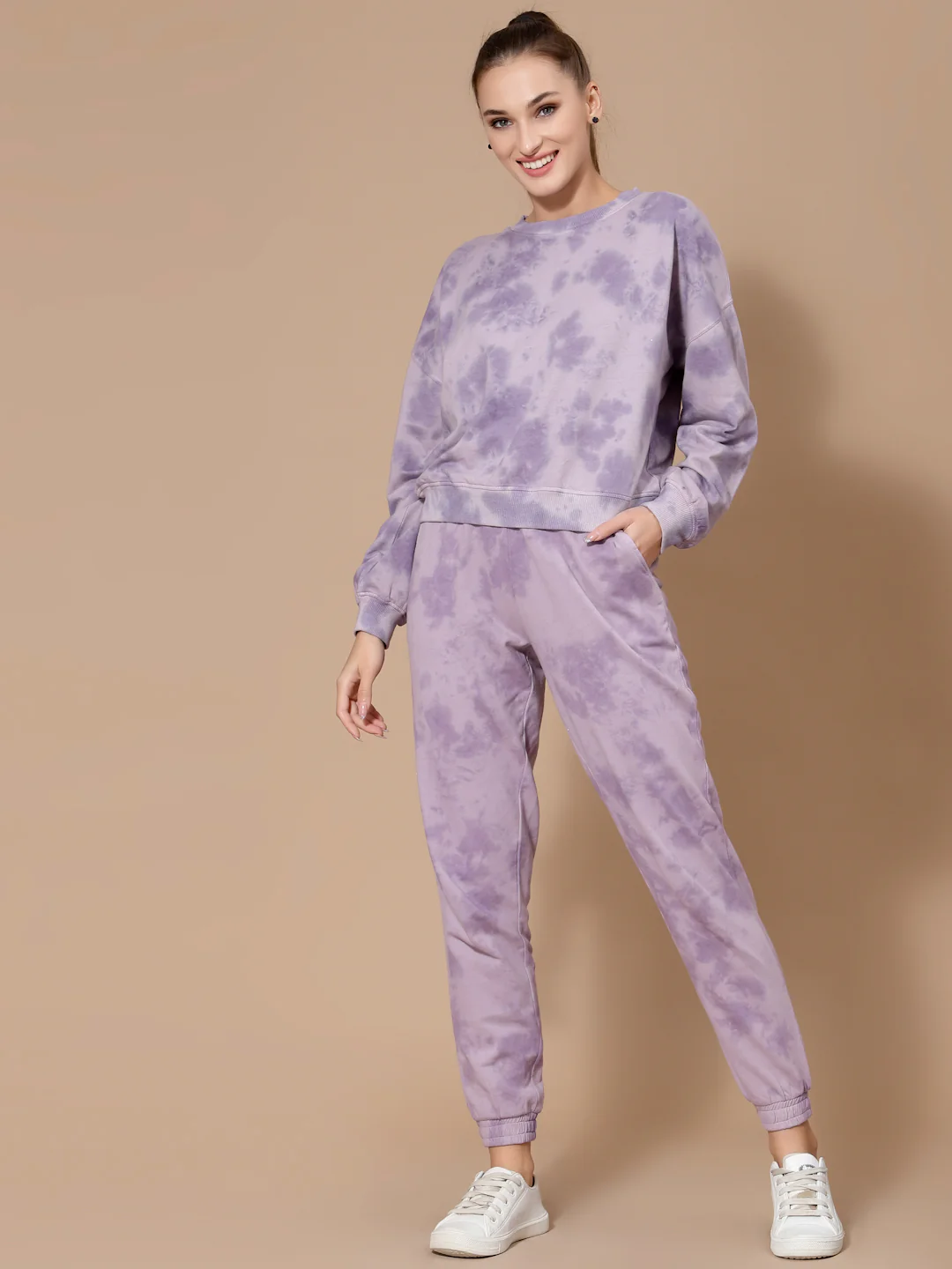 Women Tie And Dye Body Odour Free Co Ords Set - Image 5