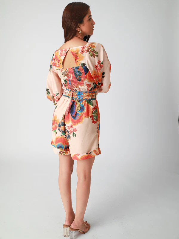 Women Tropical Romance Printed Co-Ord - Image 4