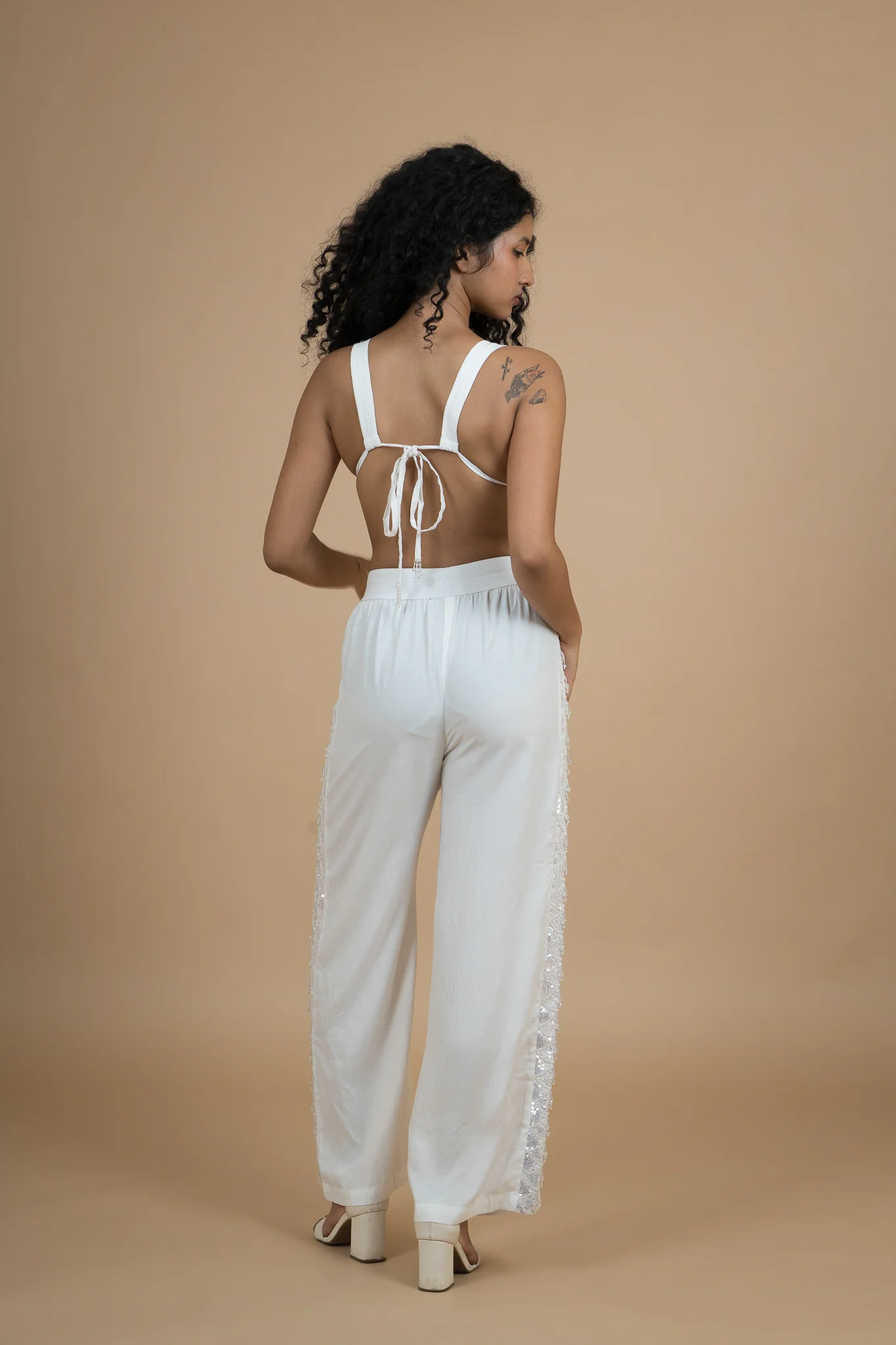 Women Velvet Snow Bralette Cotton Top - Image 3