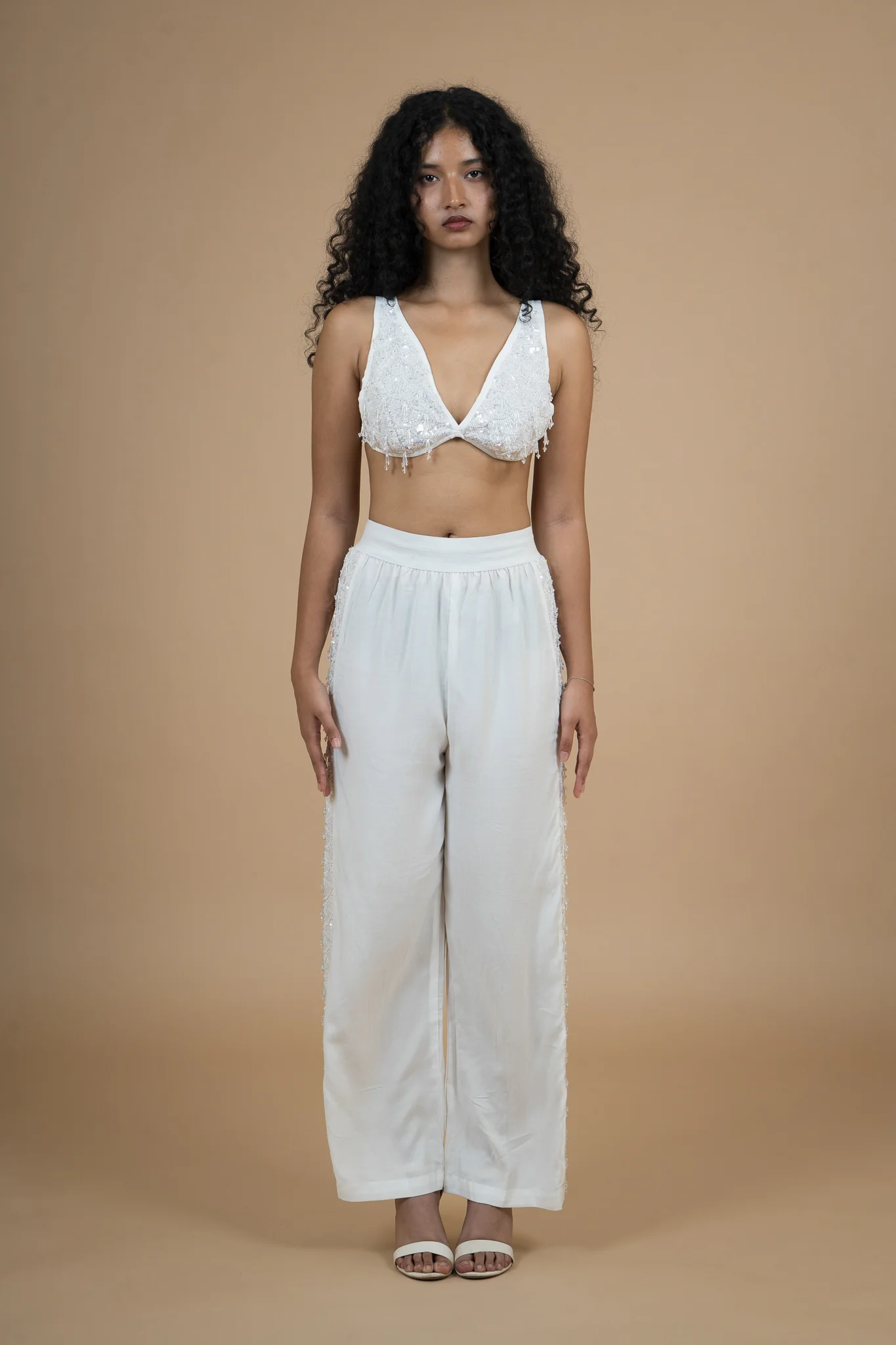 Women Velvet Snow Bralette Cotton Top - Image 6