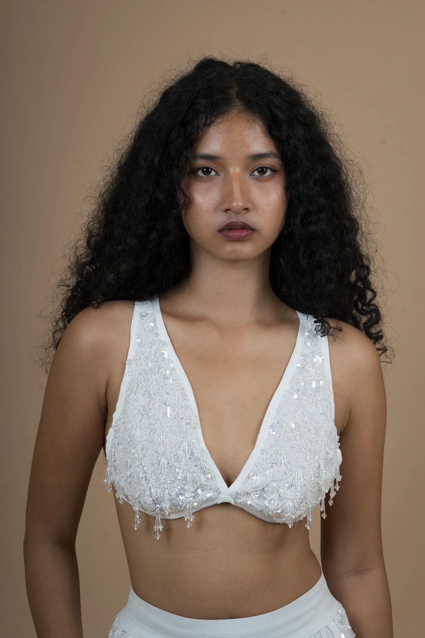 Women Velvet Snow Bralette Cotton Top - Image 8