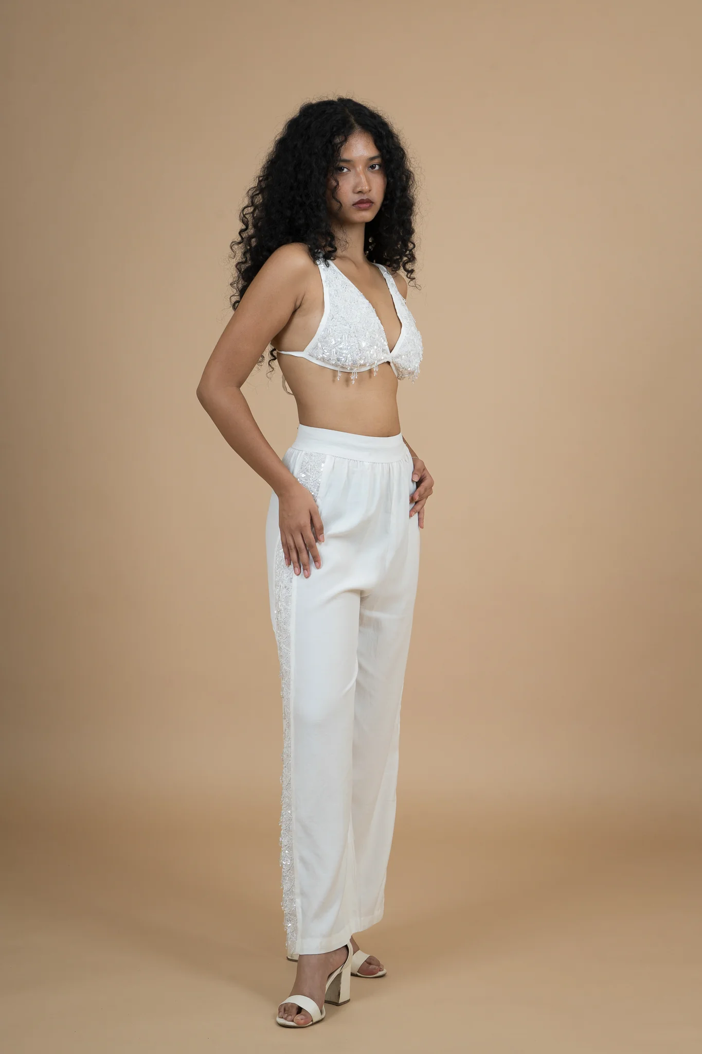 Women Velvet Snow Bralette Cotton Top - Image 9