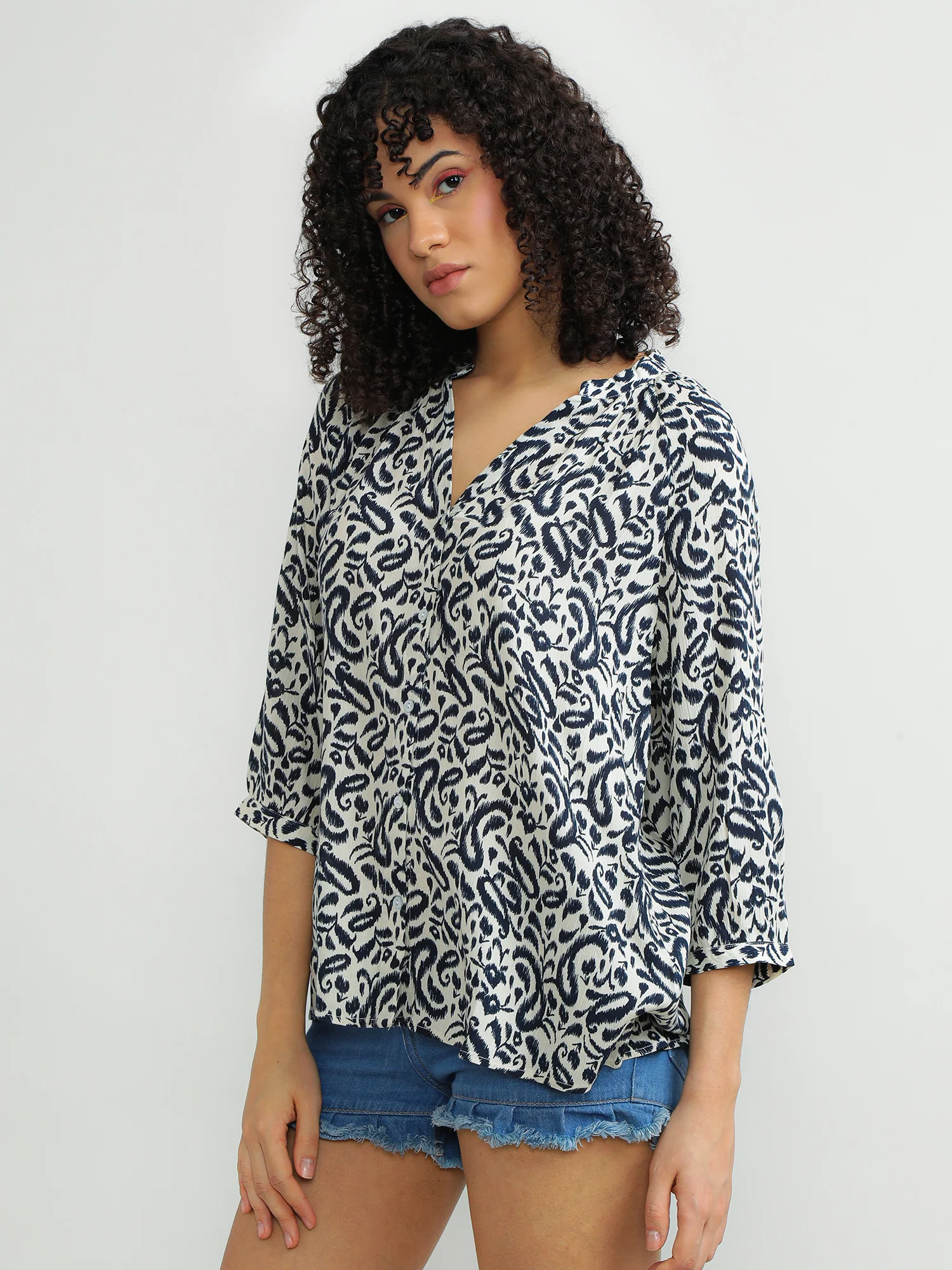 Women Viscose Black Versatile Top - Image 4