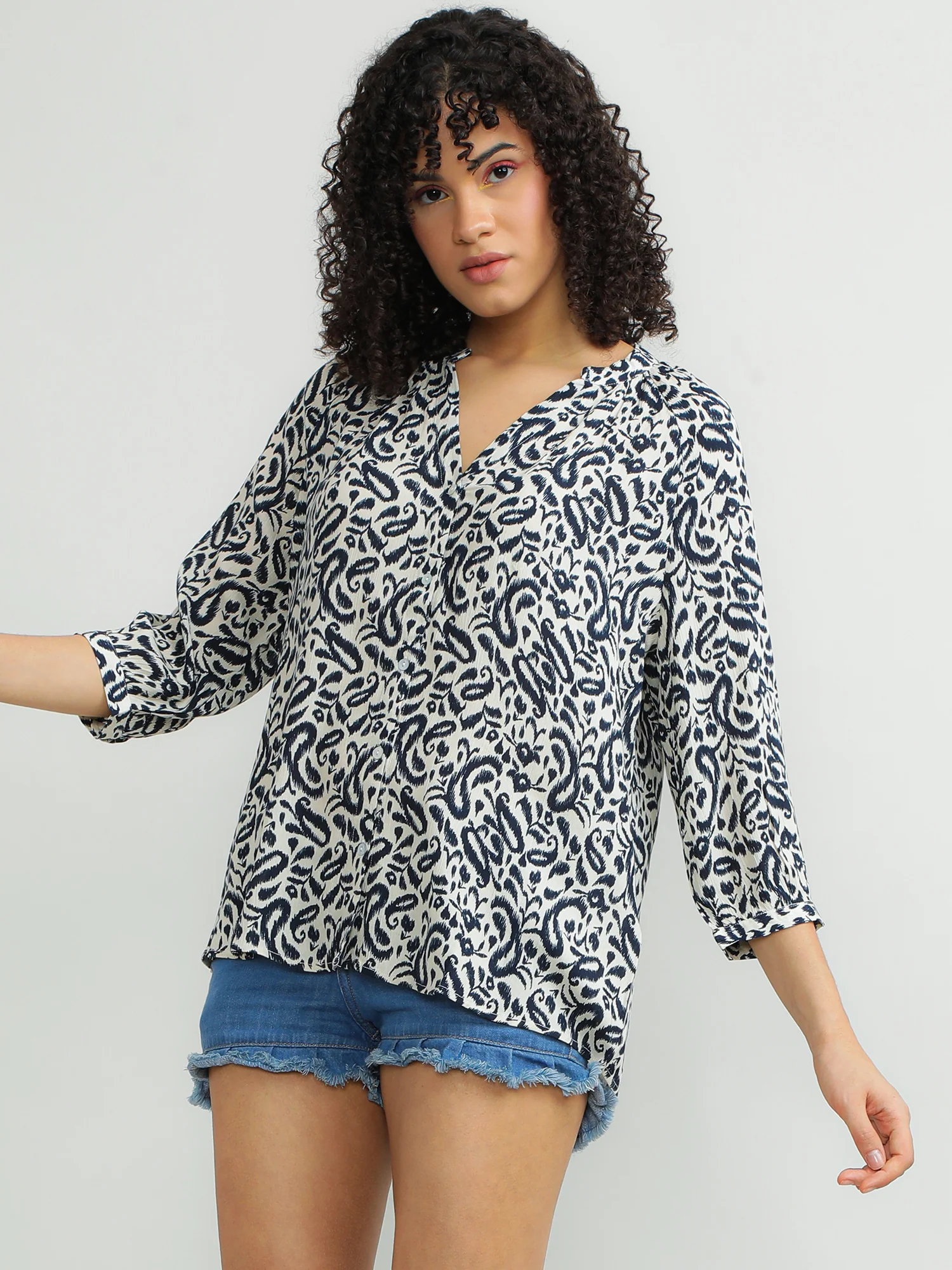 Women Viscose Black Versatile Top - Image 7