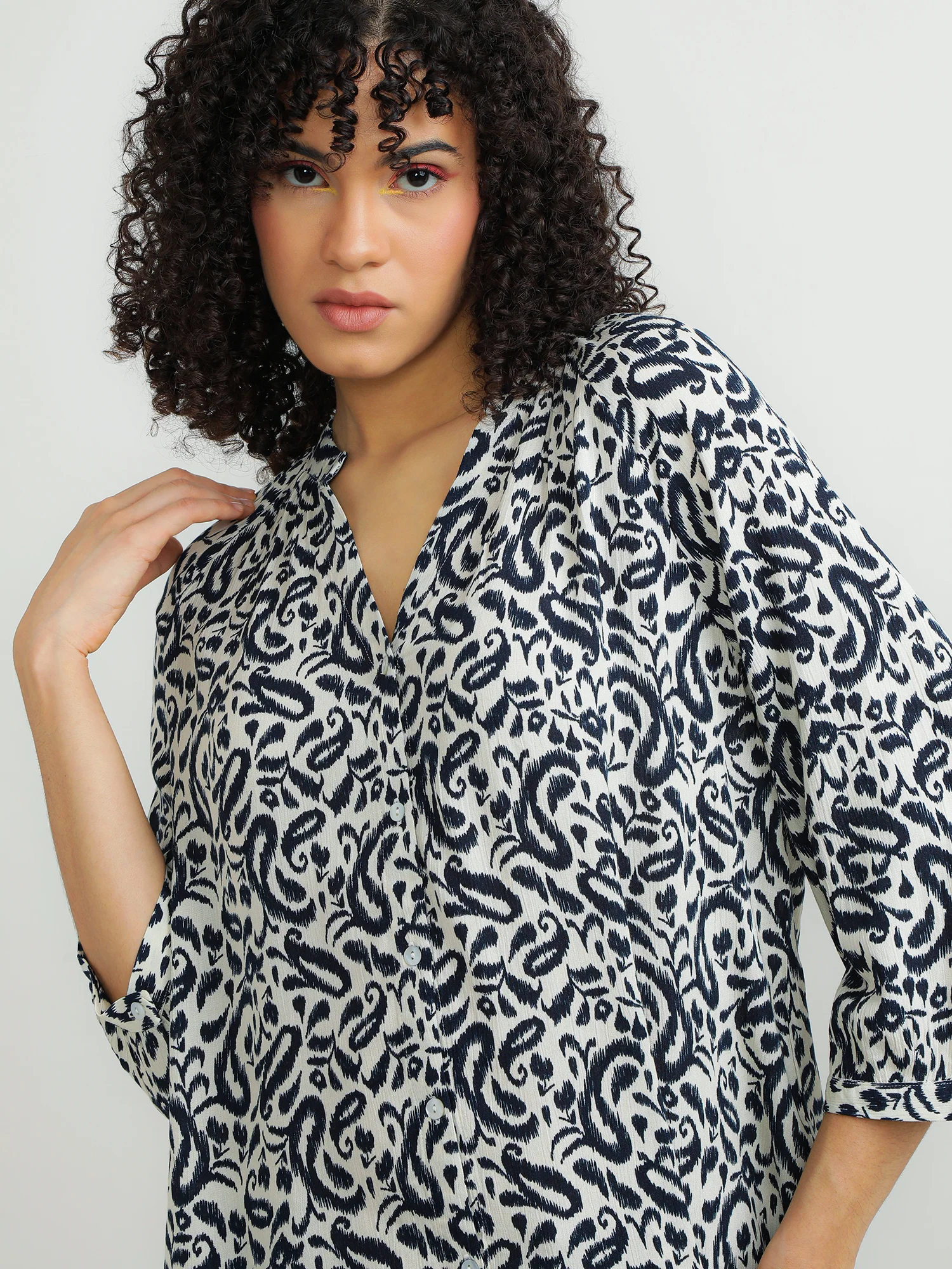 Women Viscose Black Versatile Top - Image 8