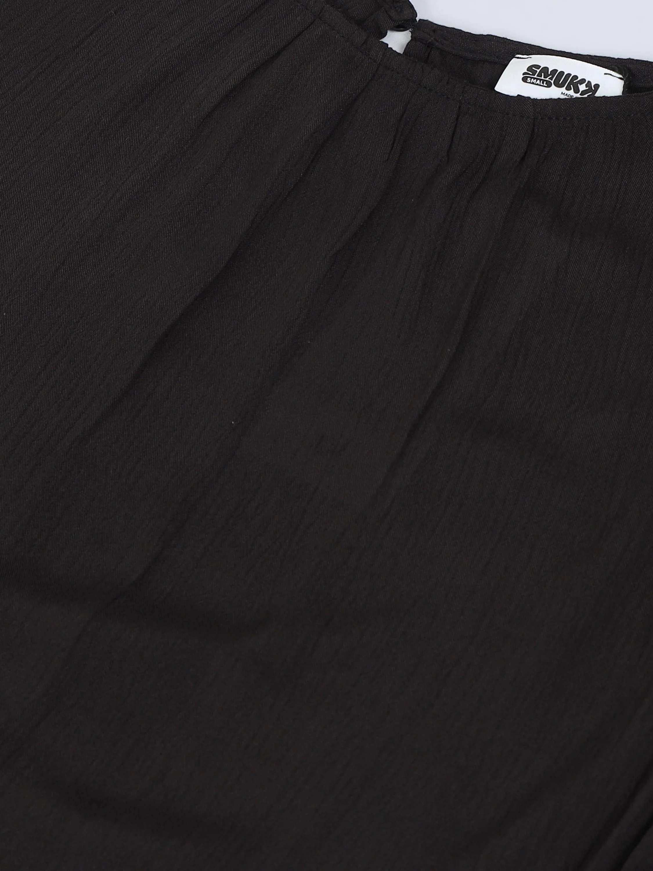 Women Viscose Easy Black Top - Image 5