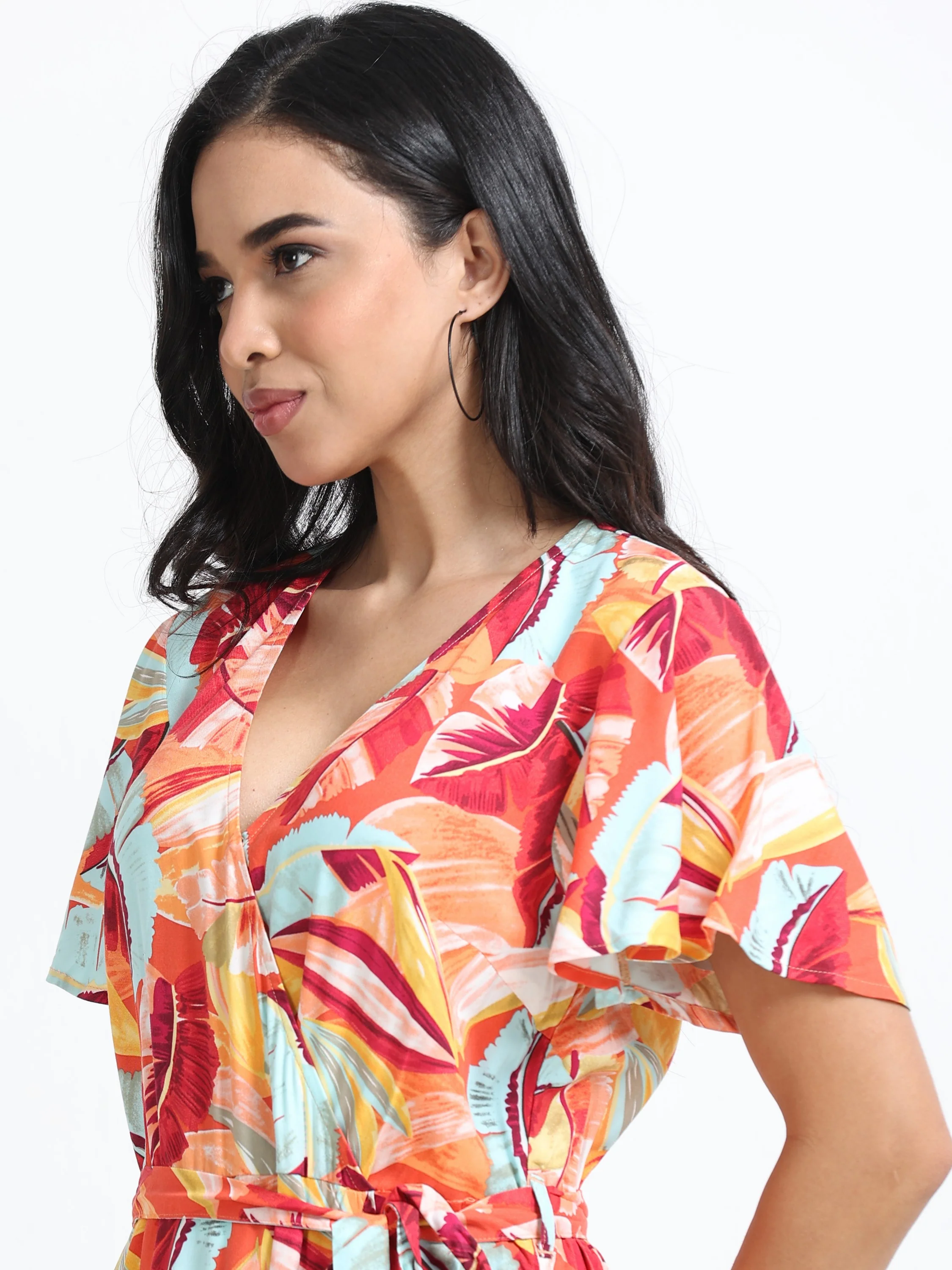 Women Viscose Maxi Party Dress - Image 3