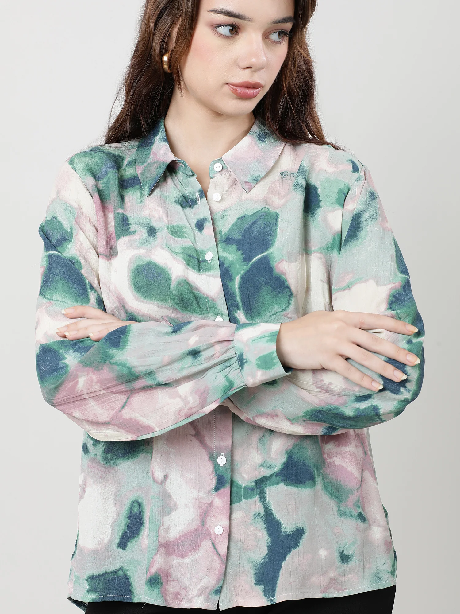 Women Viscose Pink Trendy Shirt - Image 5