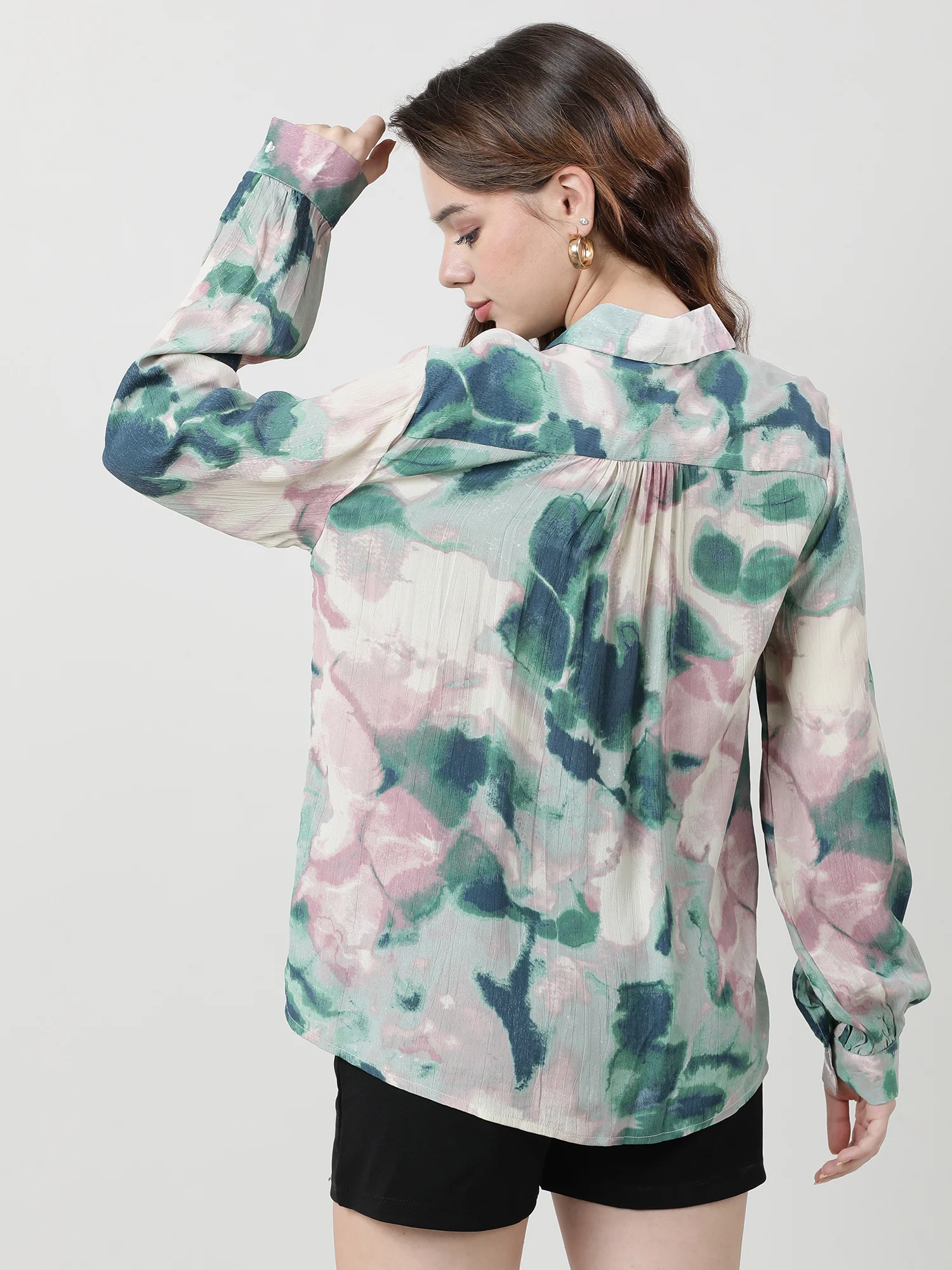 Women Viscose Pink Trendy Shirt - Image 6