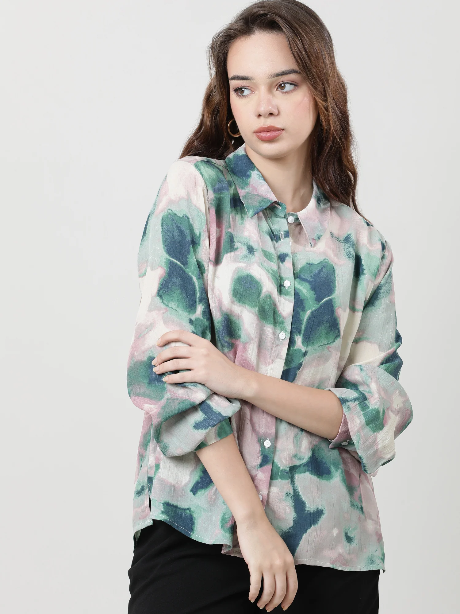 Women Viscose Pink Trendy Shirt - Image 7