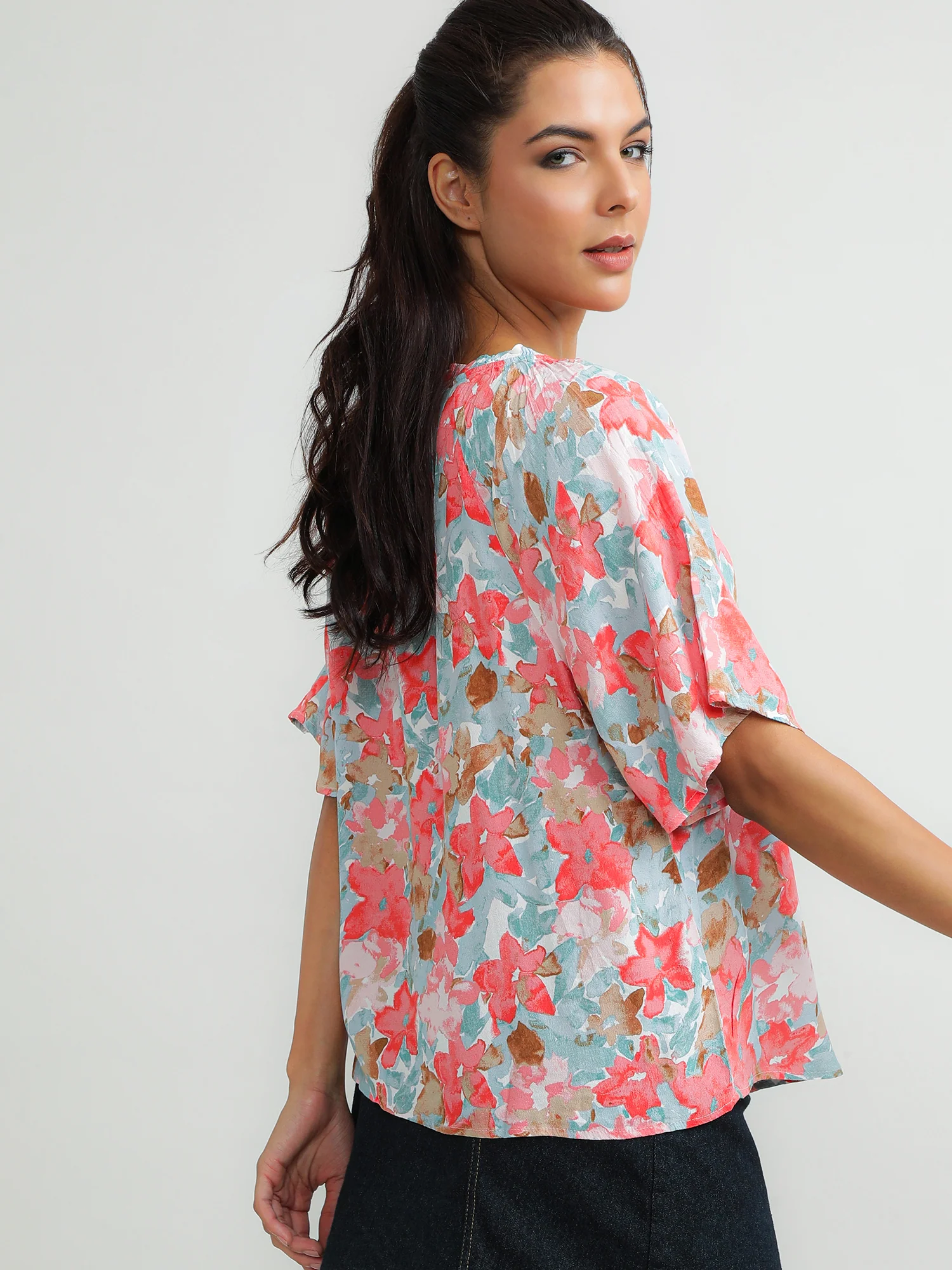 Women Viscose Pink Trendy Top - Image 6