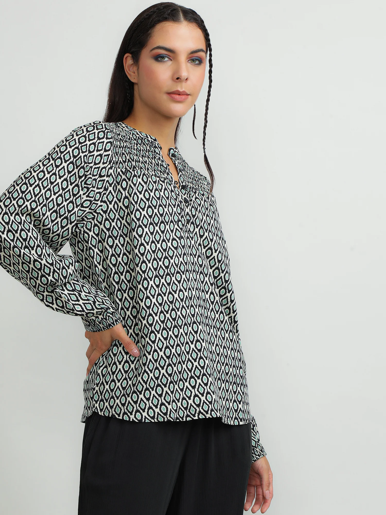 Women Viscose Printed Top - Image 3