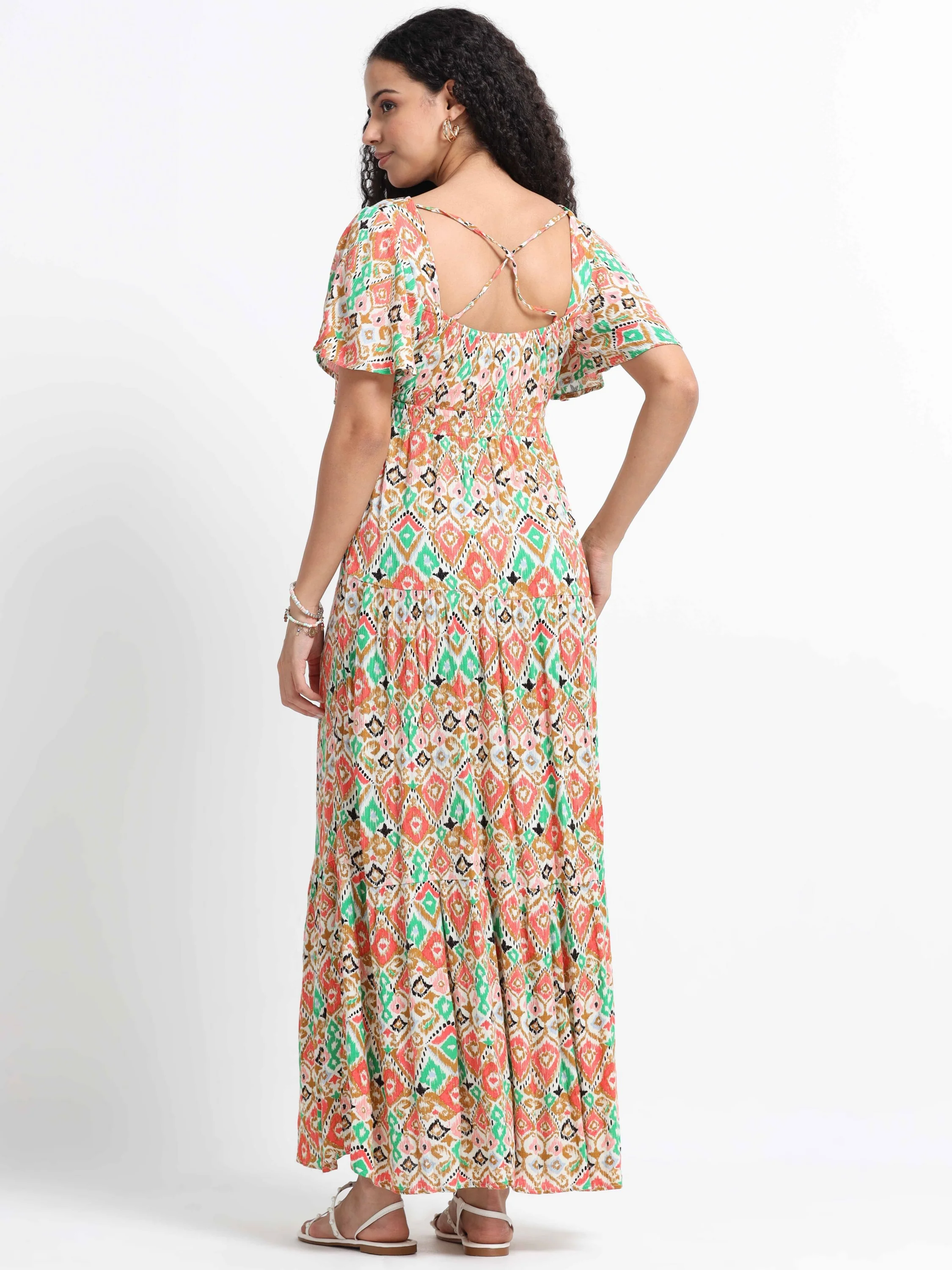 Women Viscose Vibrant Dress - Image 2