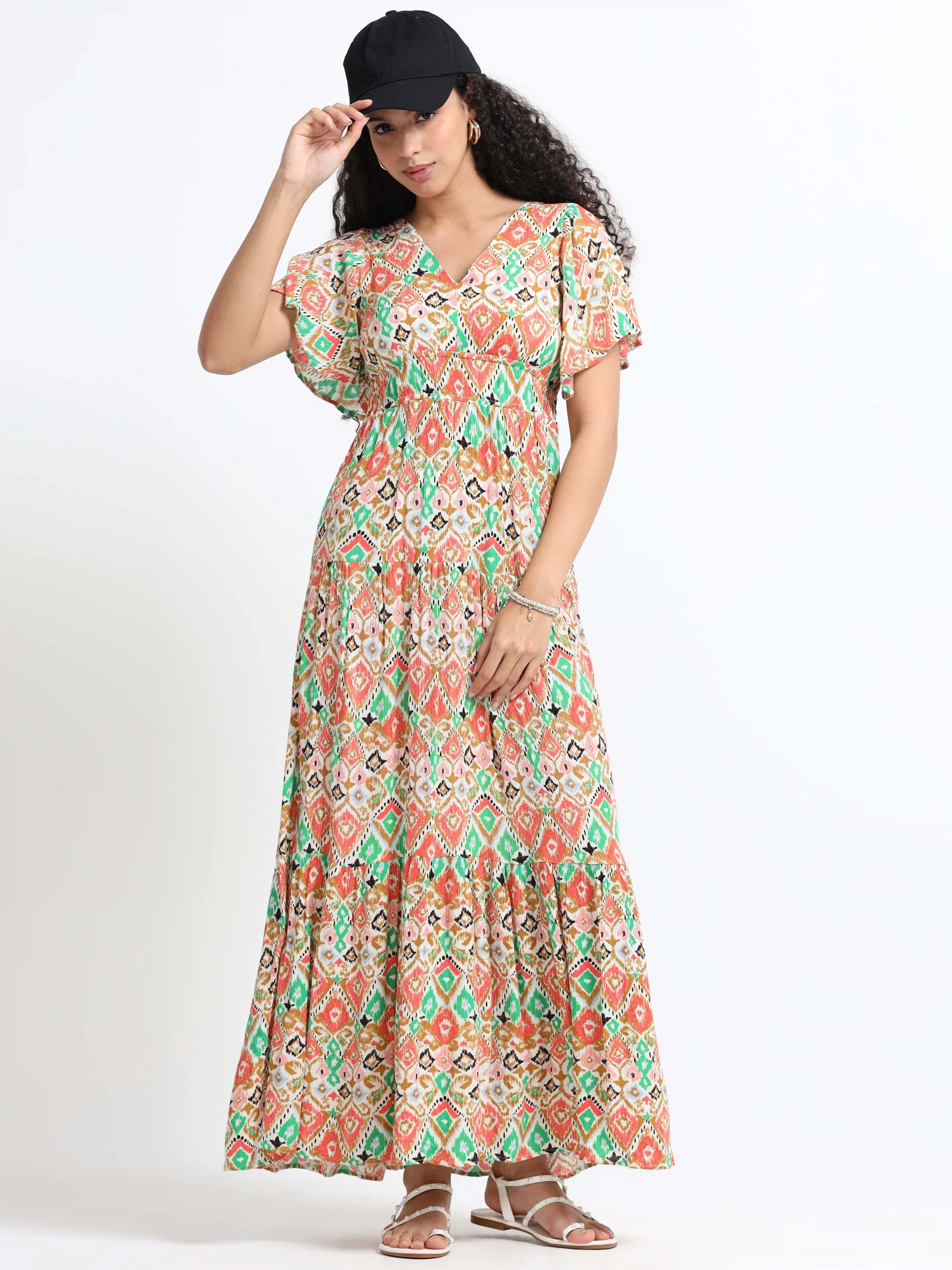 Women Viscose Vibrant Dress - Image 7