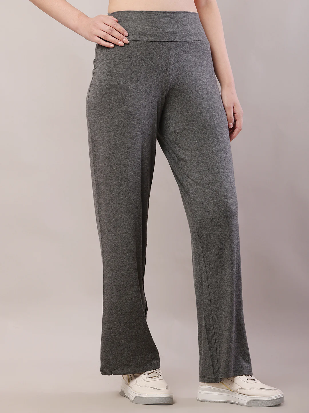 Women Warm Grey Trouser - Image 2
