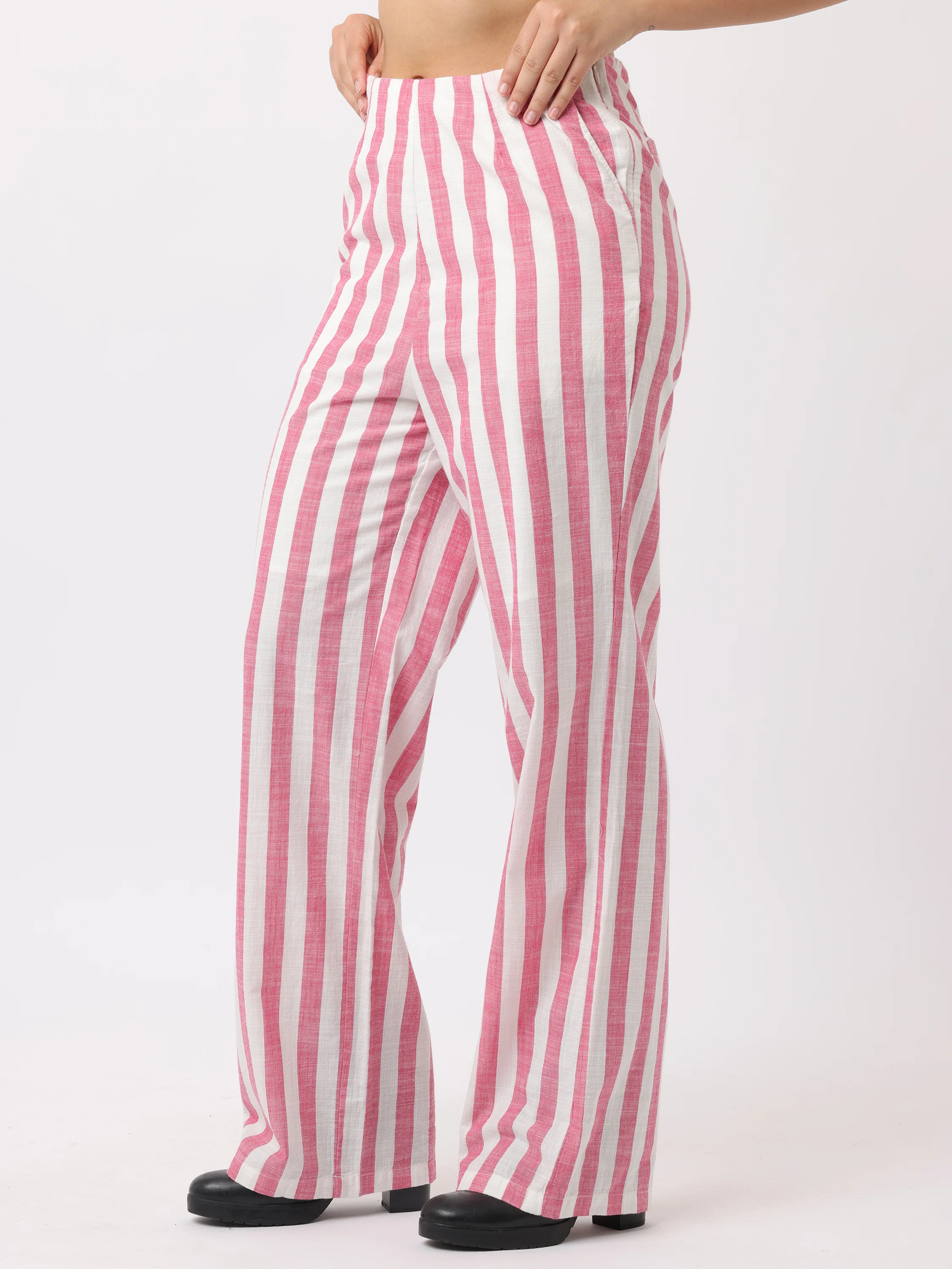 Women  Vertical Stipe Pants - Image 2