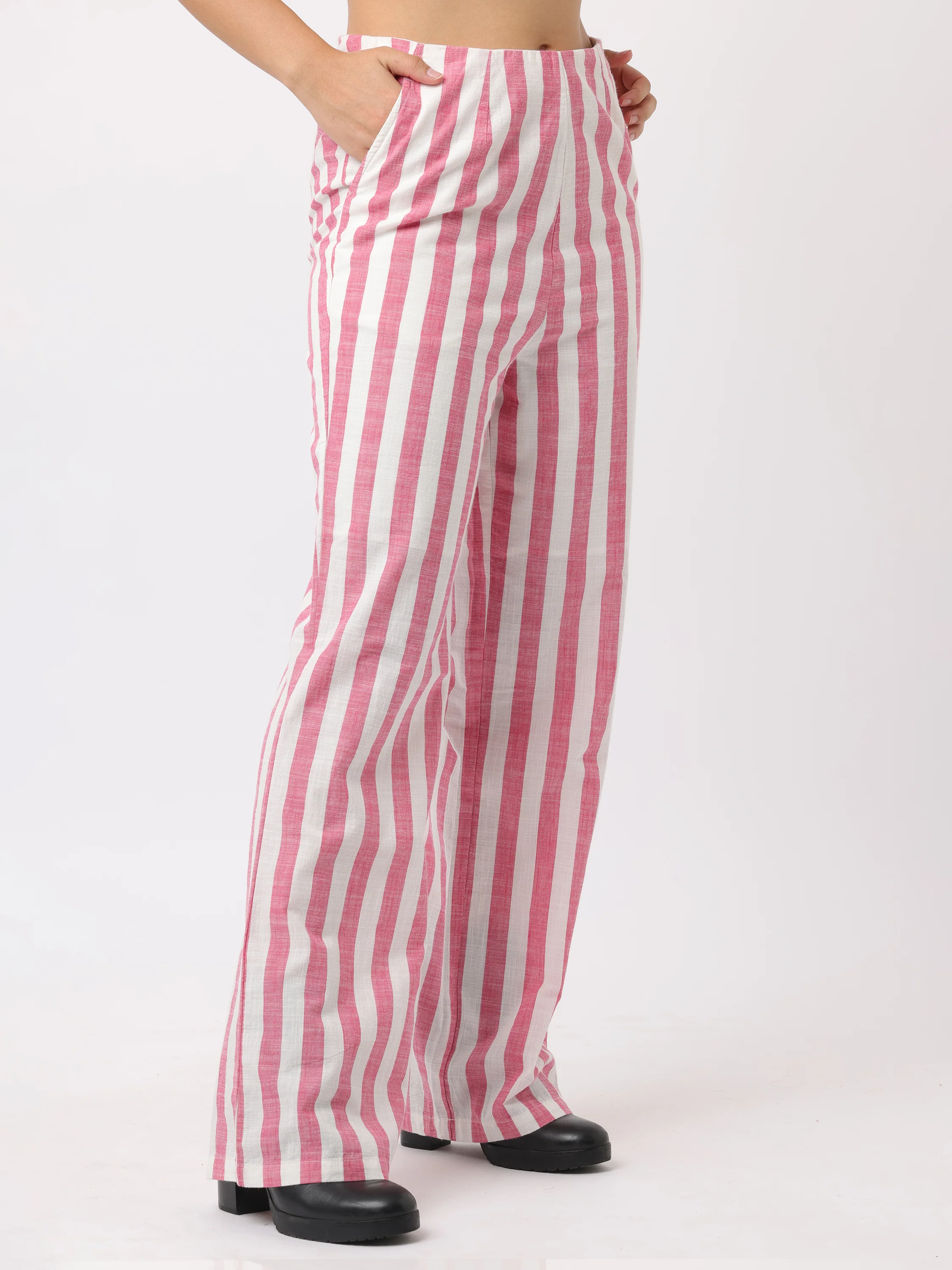 Women  Vertical Stipe Pants - Image 5
