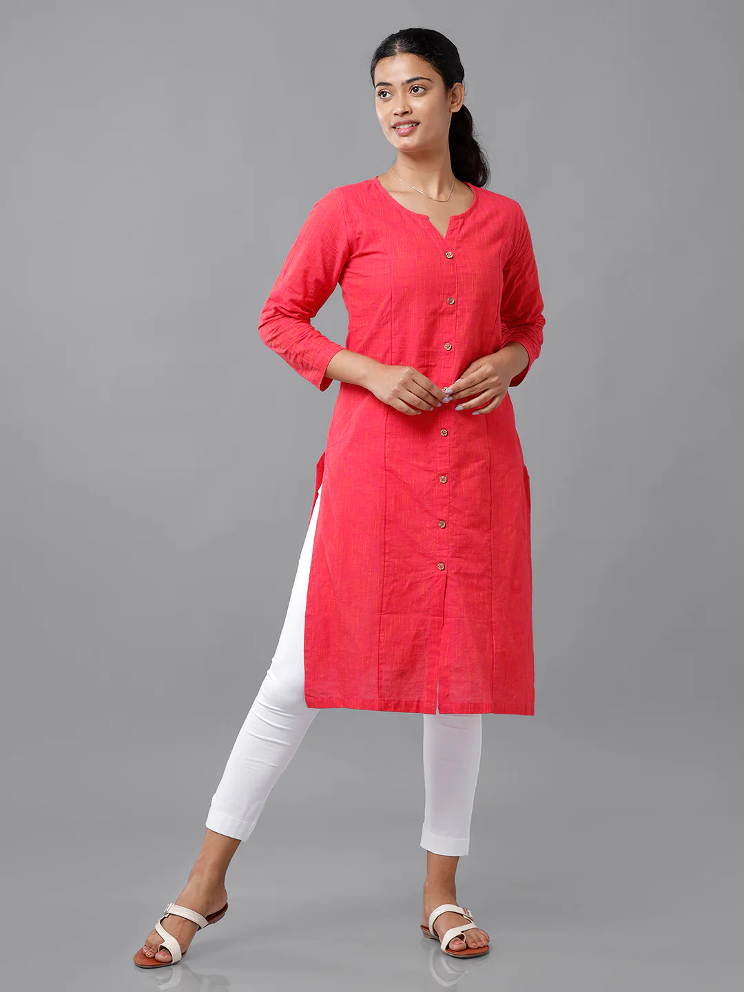 Women White Casual Pants - Image 4