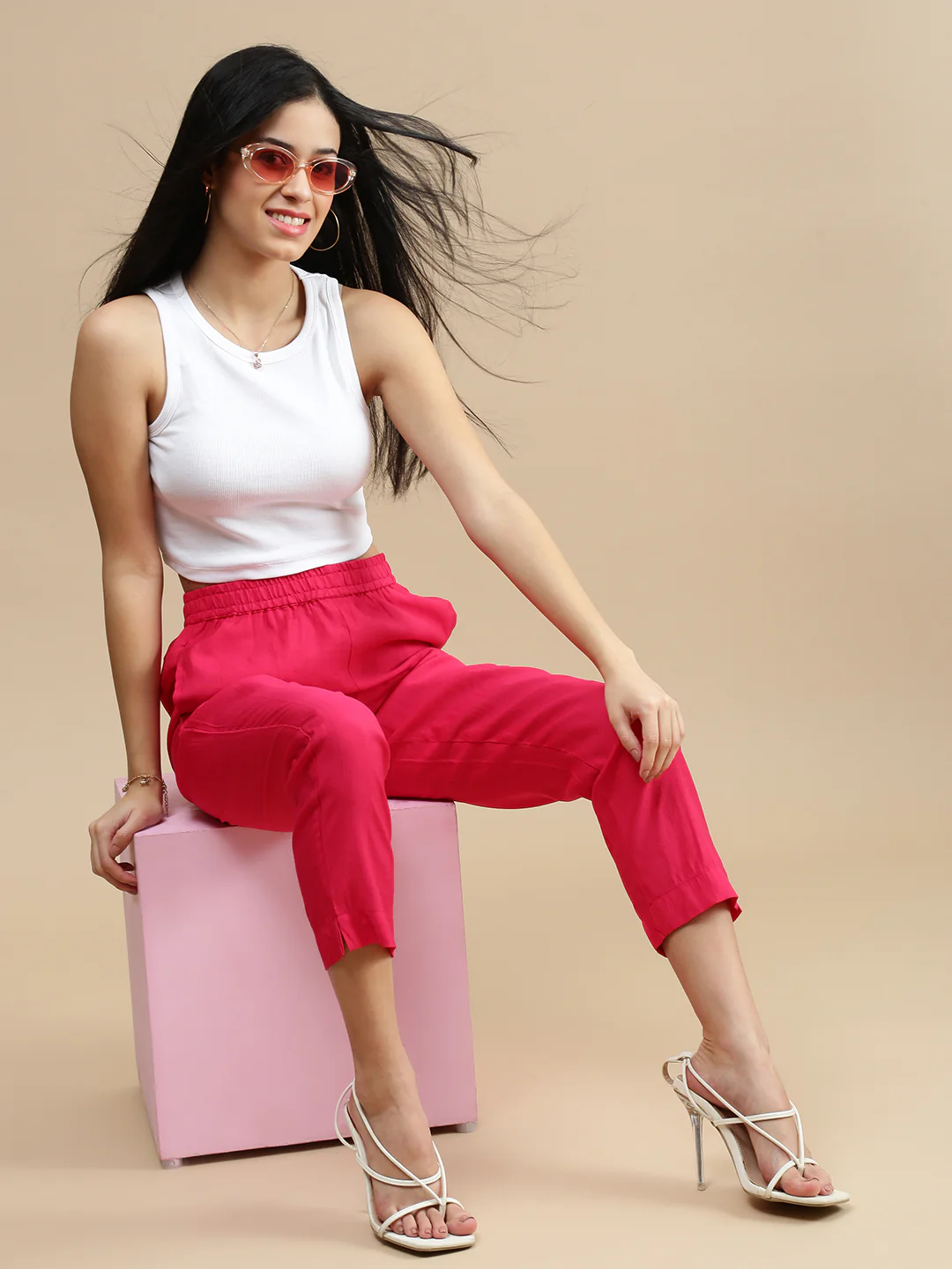 Women White Casual Top - Image 5
