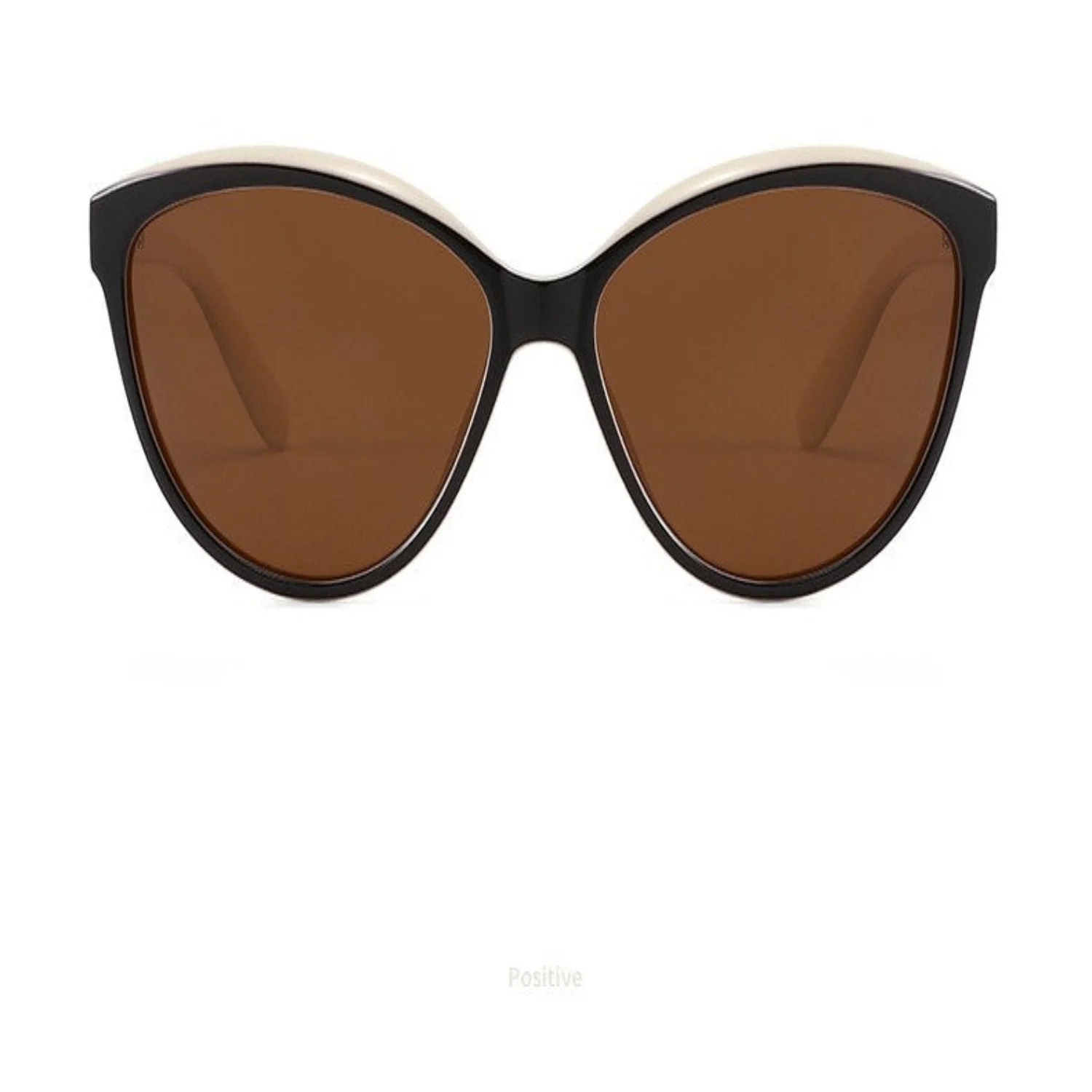 Women White Cat Eye Sunglasses With Pouch & Cloth - Image 3