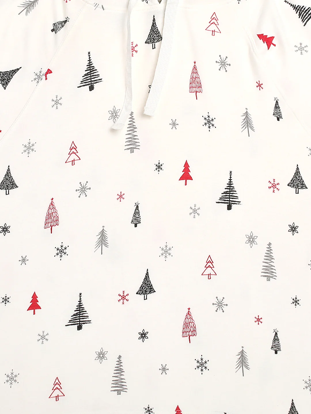 Women White Christmas Theme Hoodie - Image 8