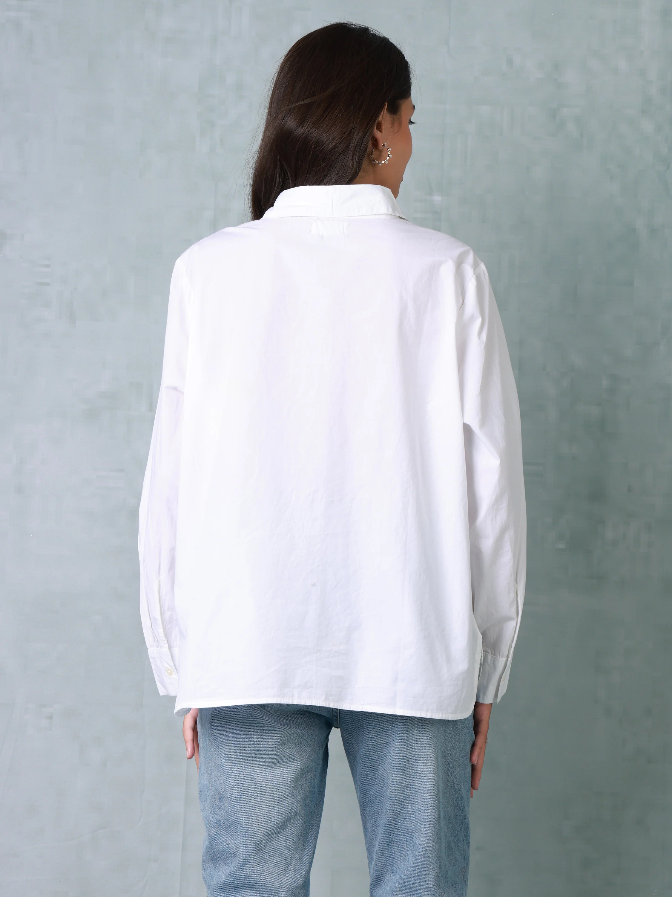 Women White Comfort fit Shirt - Image 3