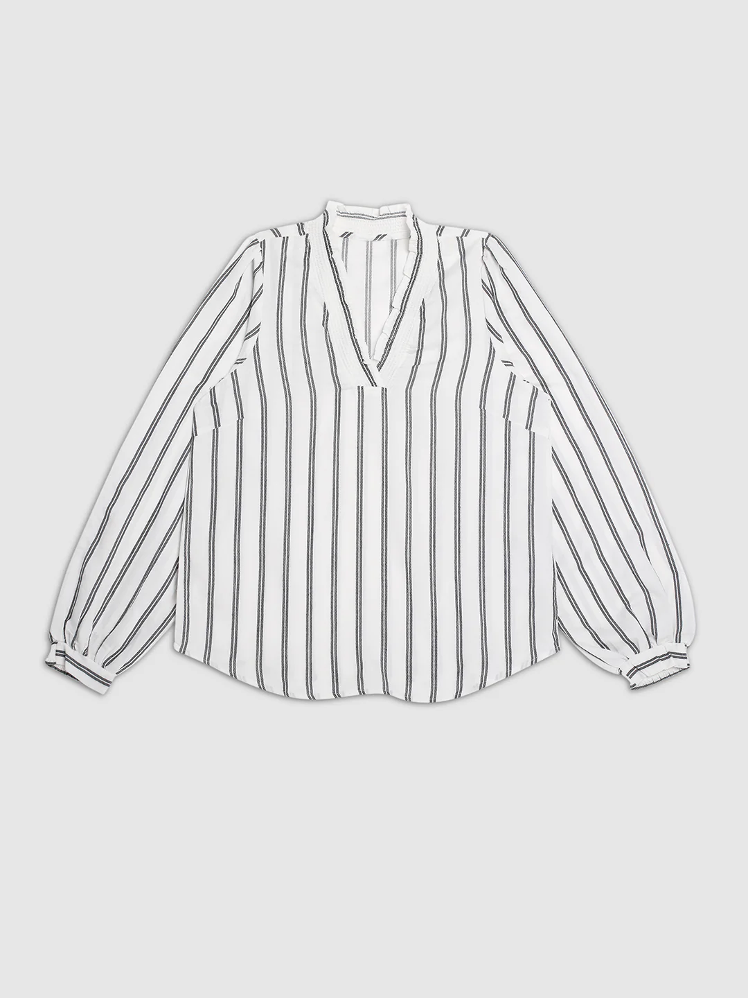 Women White Comfort Fit Top - Image 7