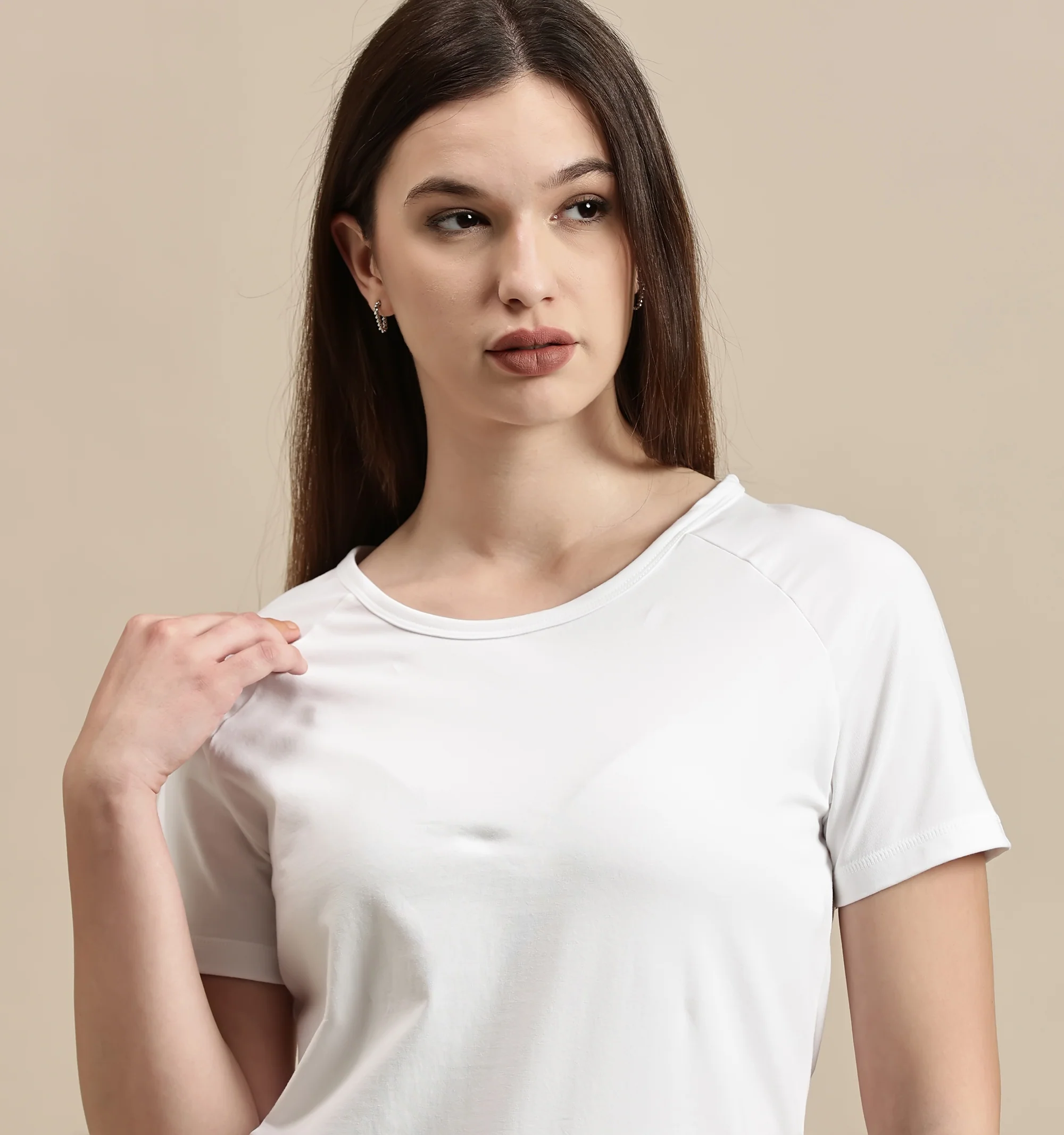 Women White Half Sleeve Top - Image 4