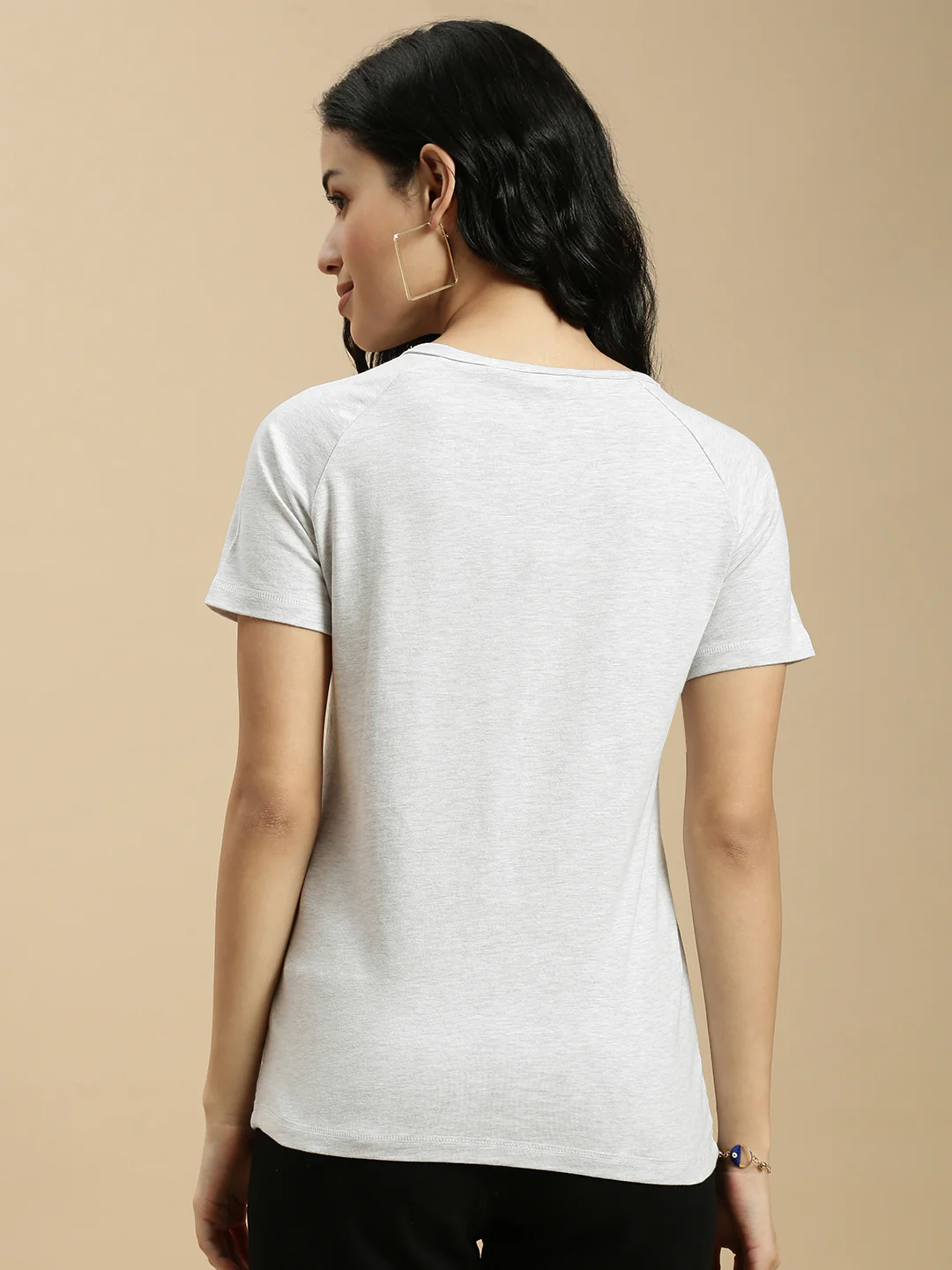 Women White Half Sleeve Top - Image 3