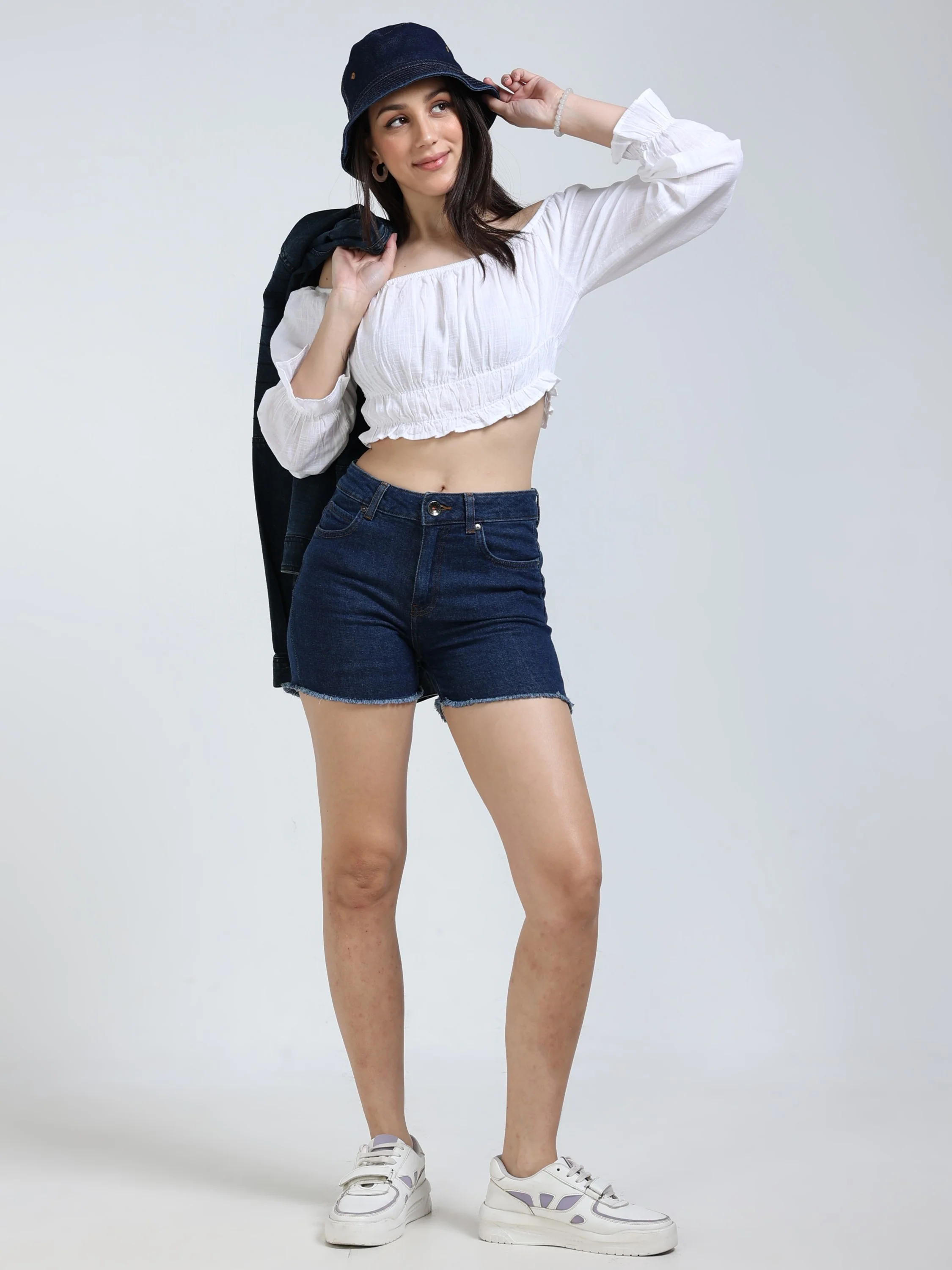 Women White Off Shoulder Top - Image 6