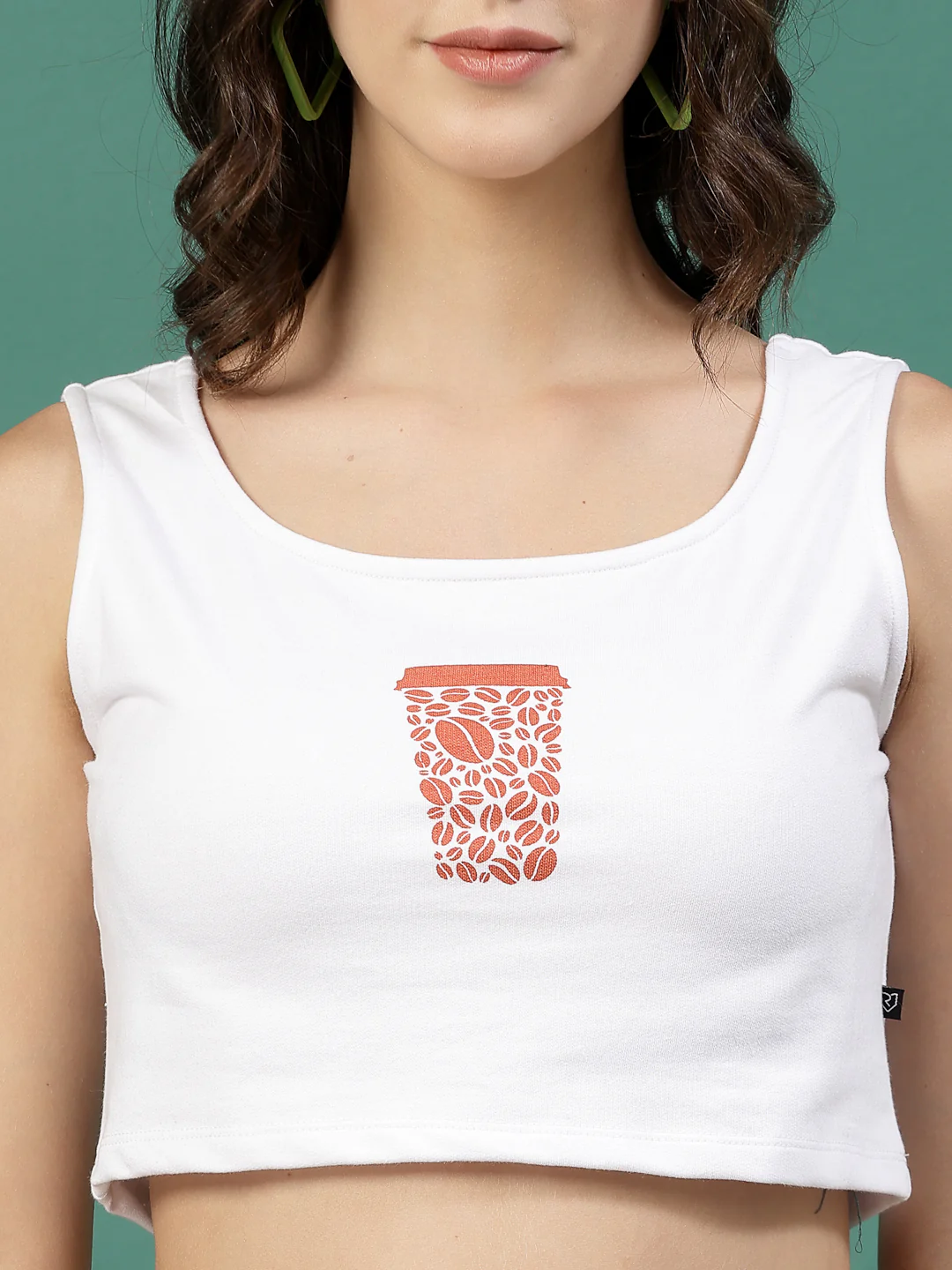 Women White Printed co-ords - Image 4