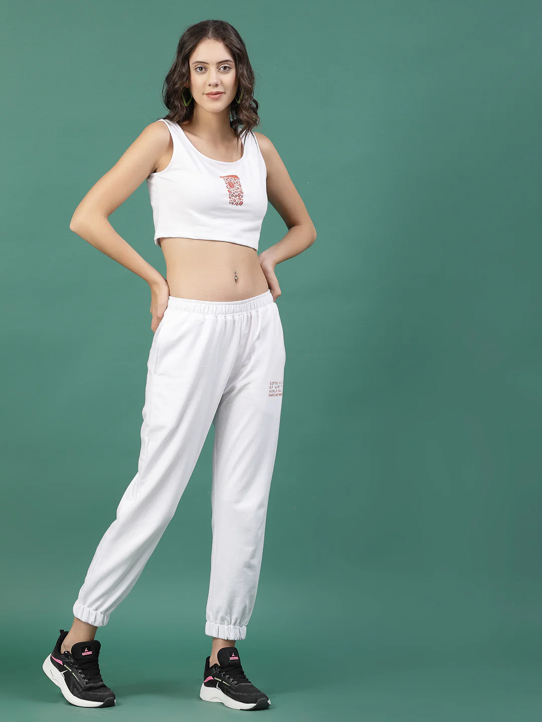 Women White Printed co-ords - Image 5