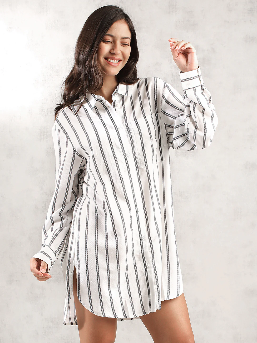 Women White Printed Shirt - Image 2