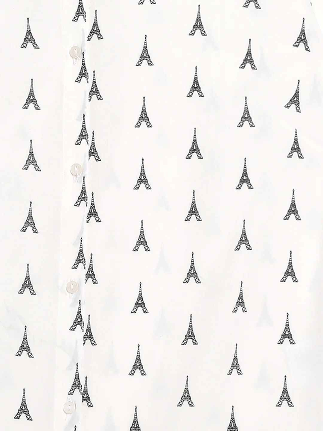 Women White Printed Shirt - Image 7