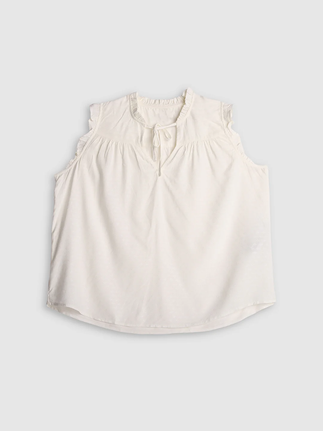 Women White Regular Fit Top - Image 7