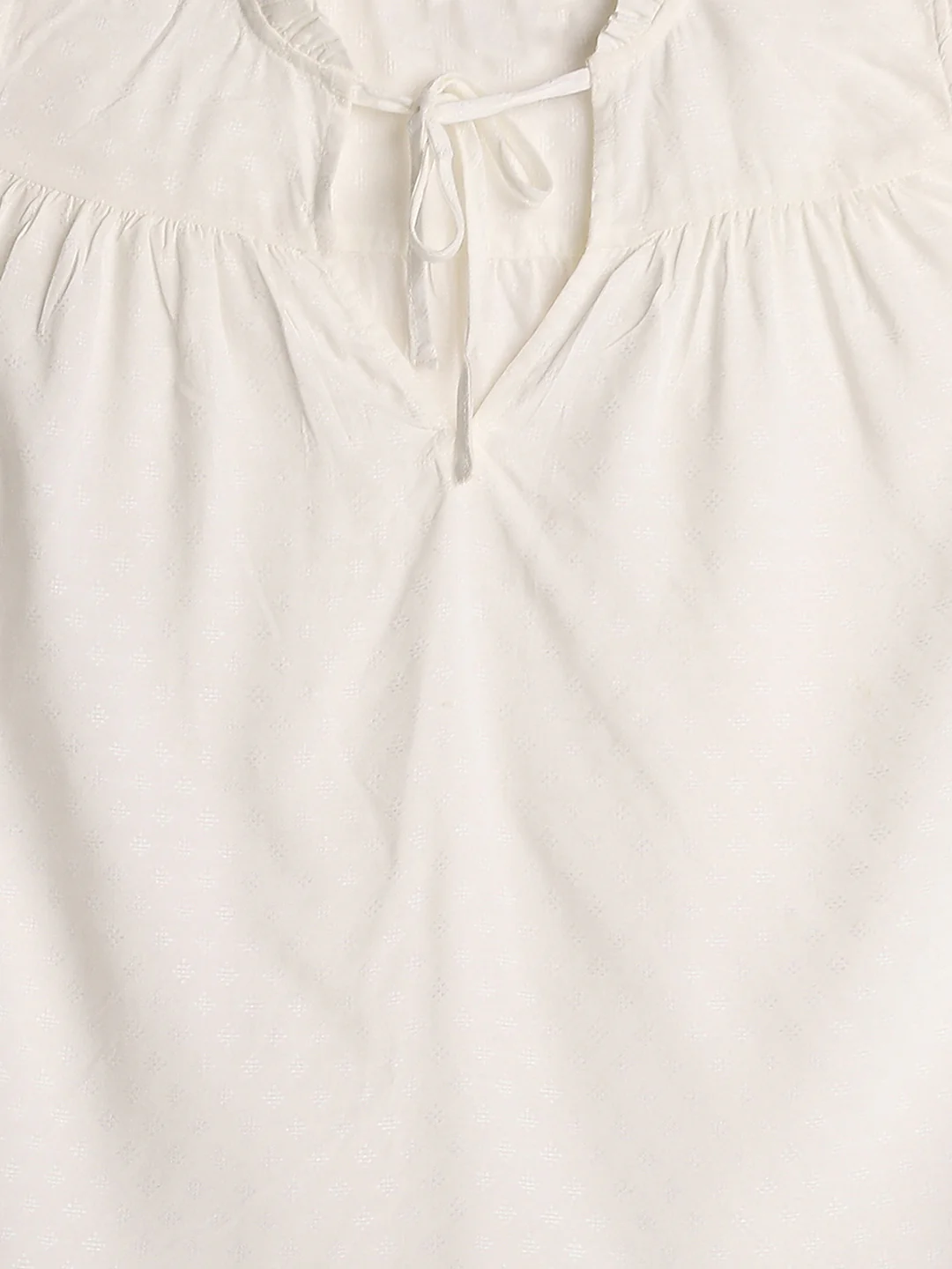 Women White Regular Fit Top - Image 8