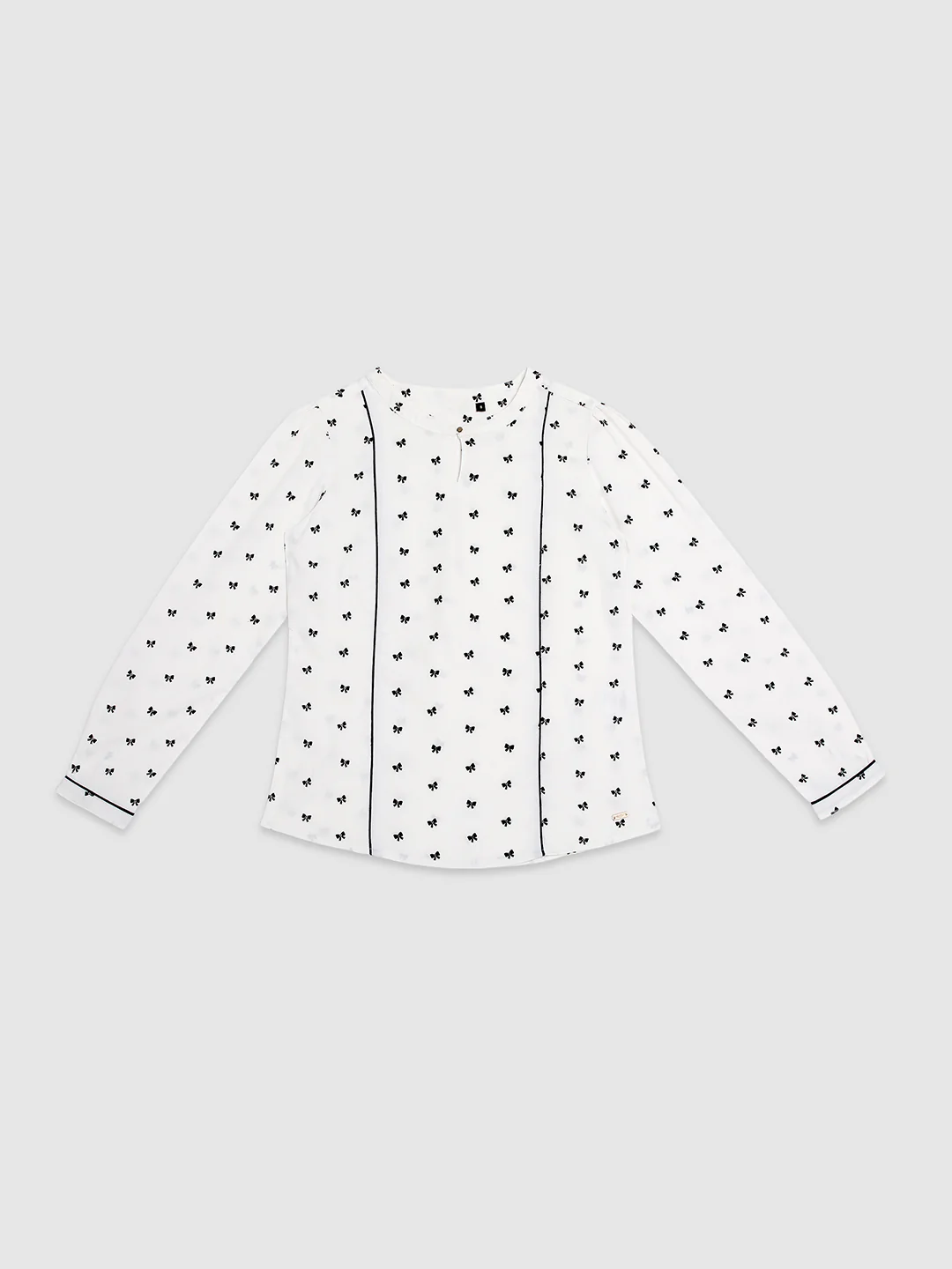 Women White Printed Top - Image 8