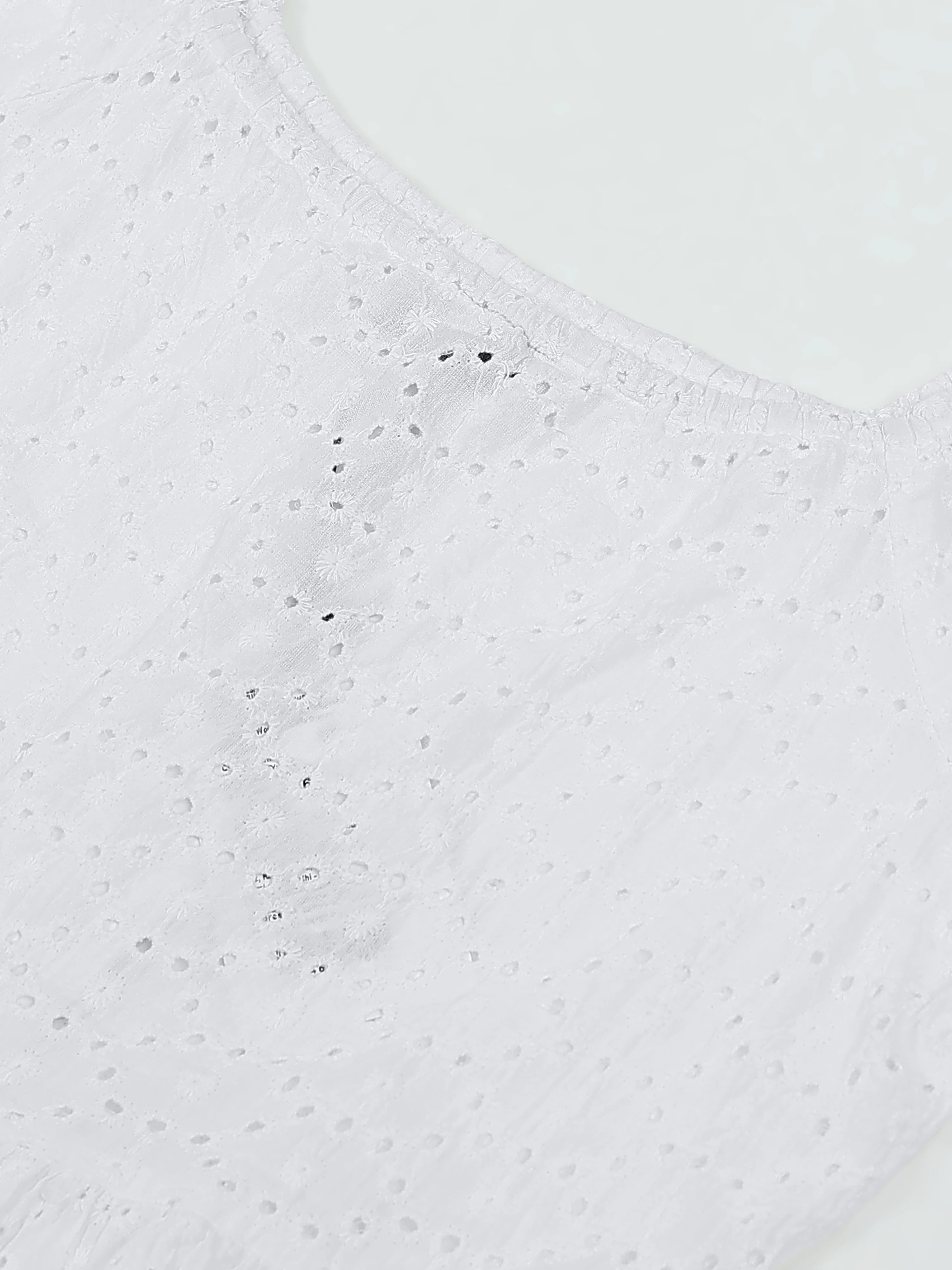 Women Schiffli Fit & Flare Dress - Image 5