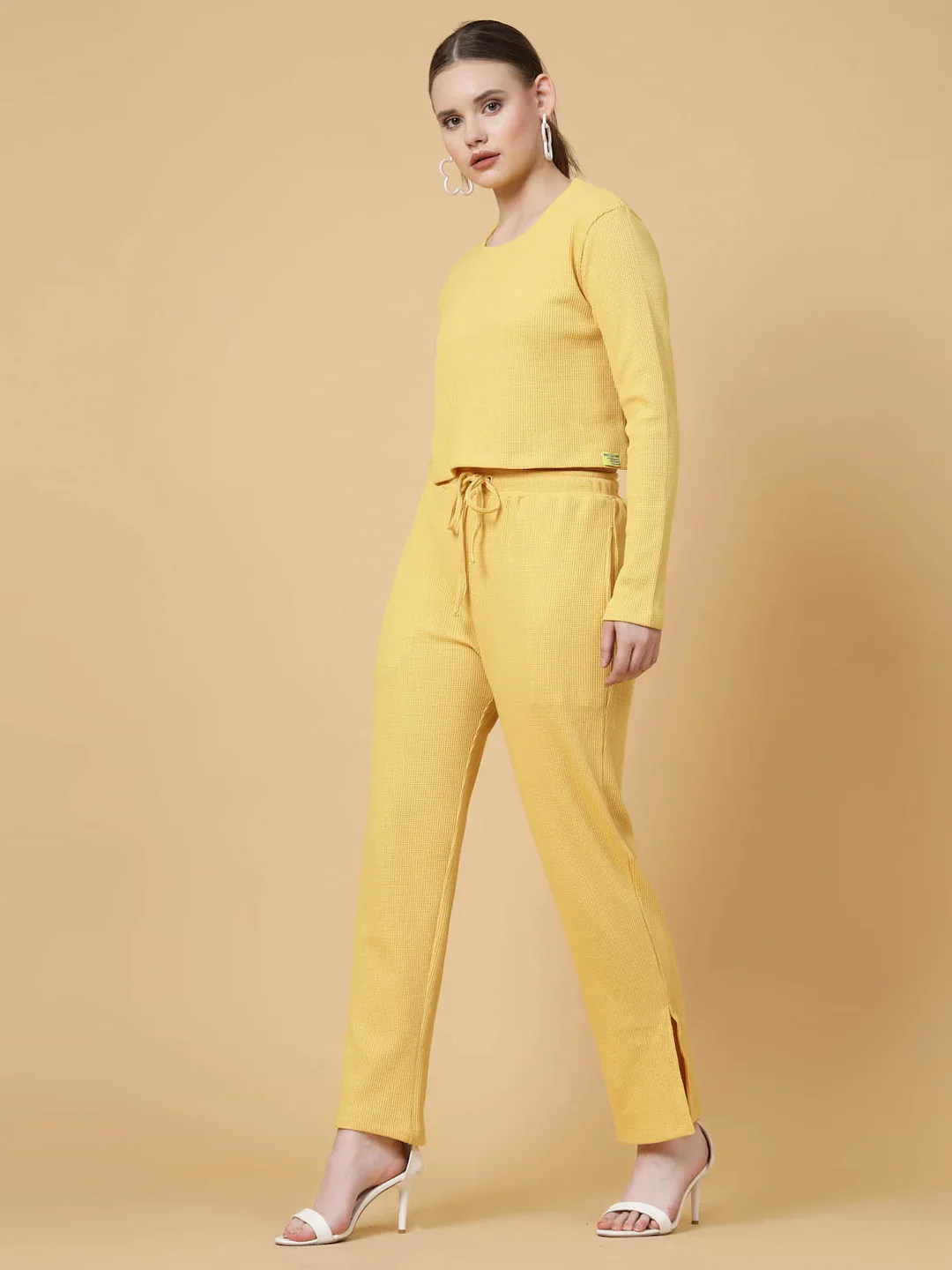 Women Yellow co-ords - Image 4