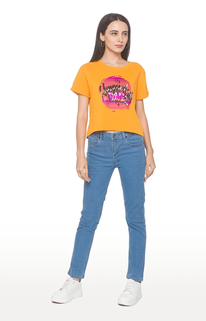 Women Bust Print Casual T-Shirt - Image 3