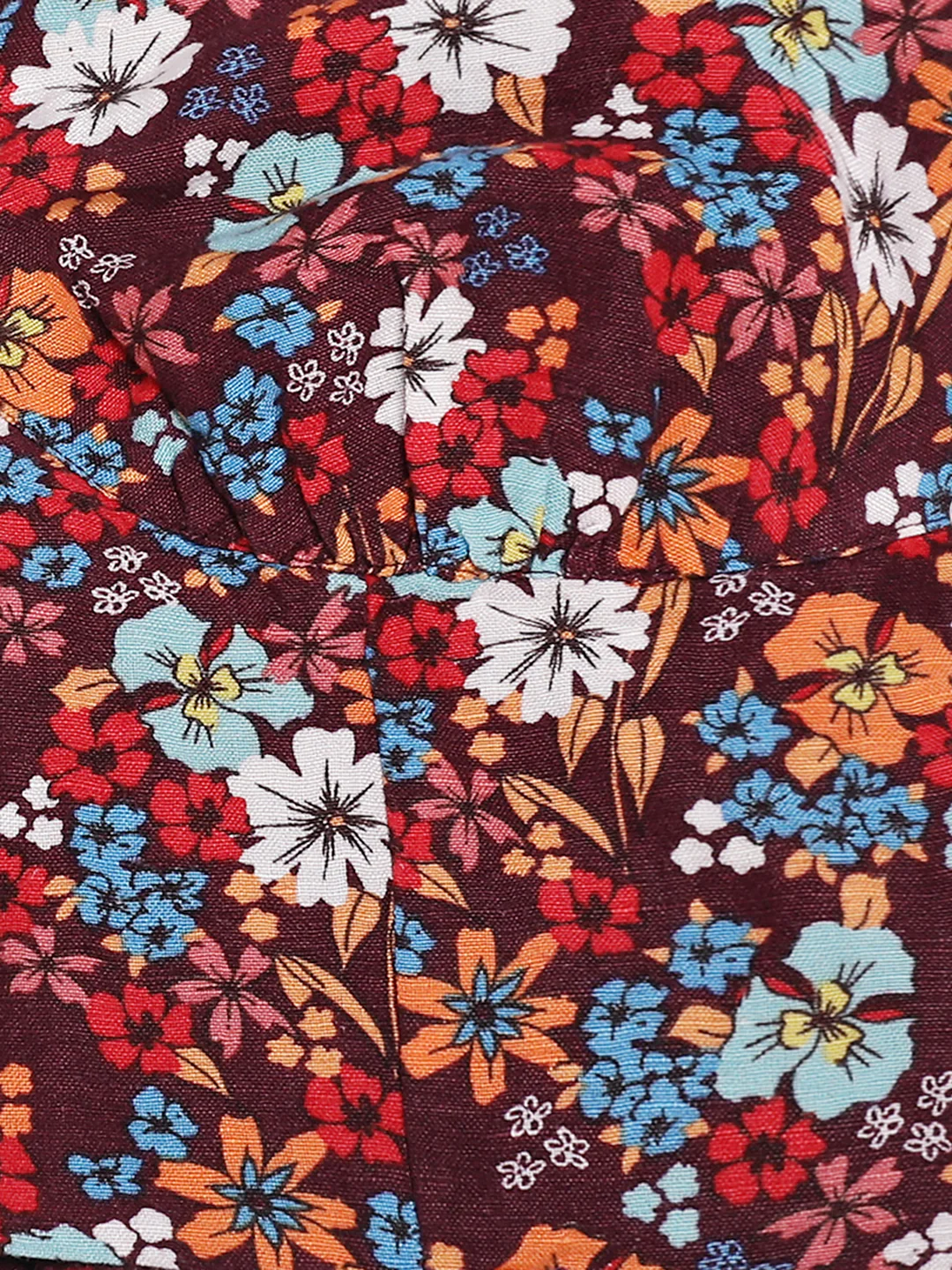 Women Floral Slim Fit Crop Top - Image 8