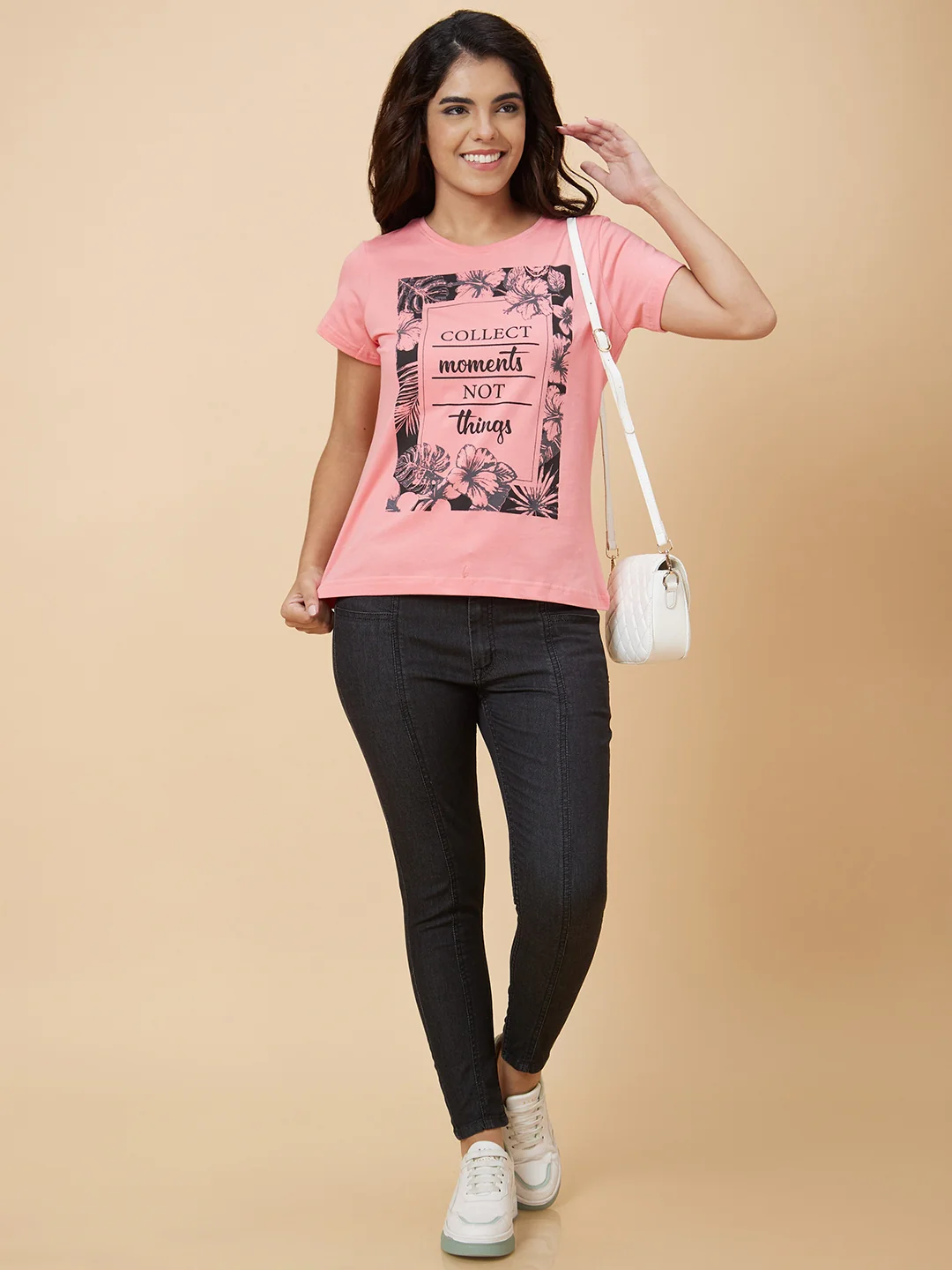 Women Black Skinny Fit Mid Rise Jeans - Image 3