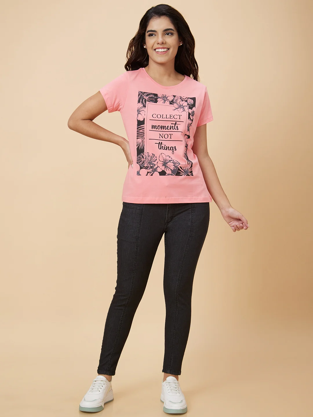 Women Black Skinny Fit Mid Rise Jeans - Image 6