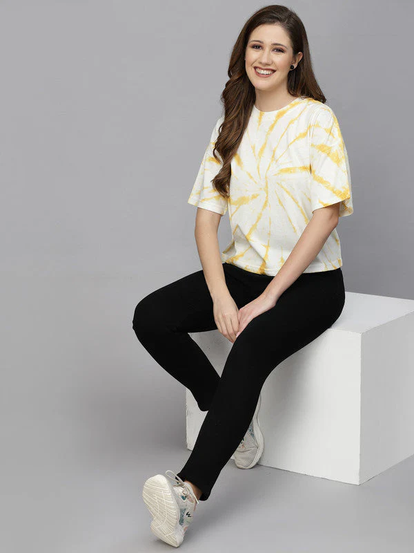 Women Yellow Odour Free T-shirts - Image 4