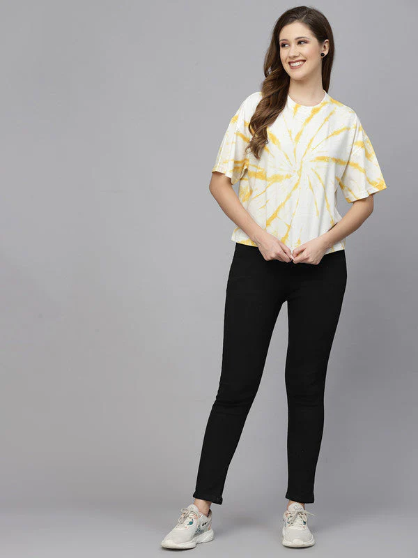 Women Yellow Odour Free T-shirts - Image 6